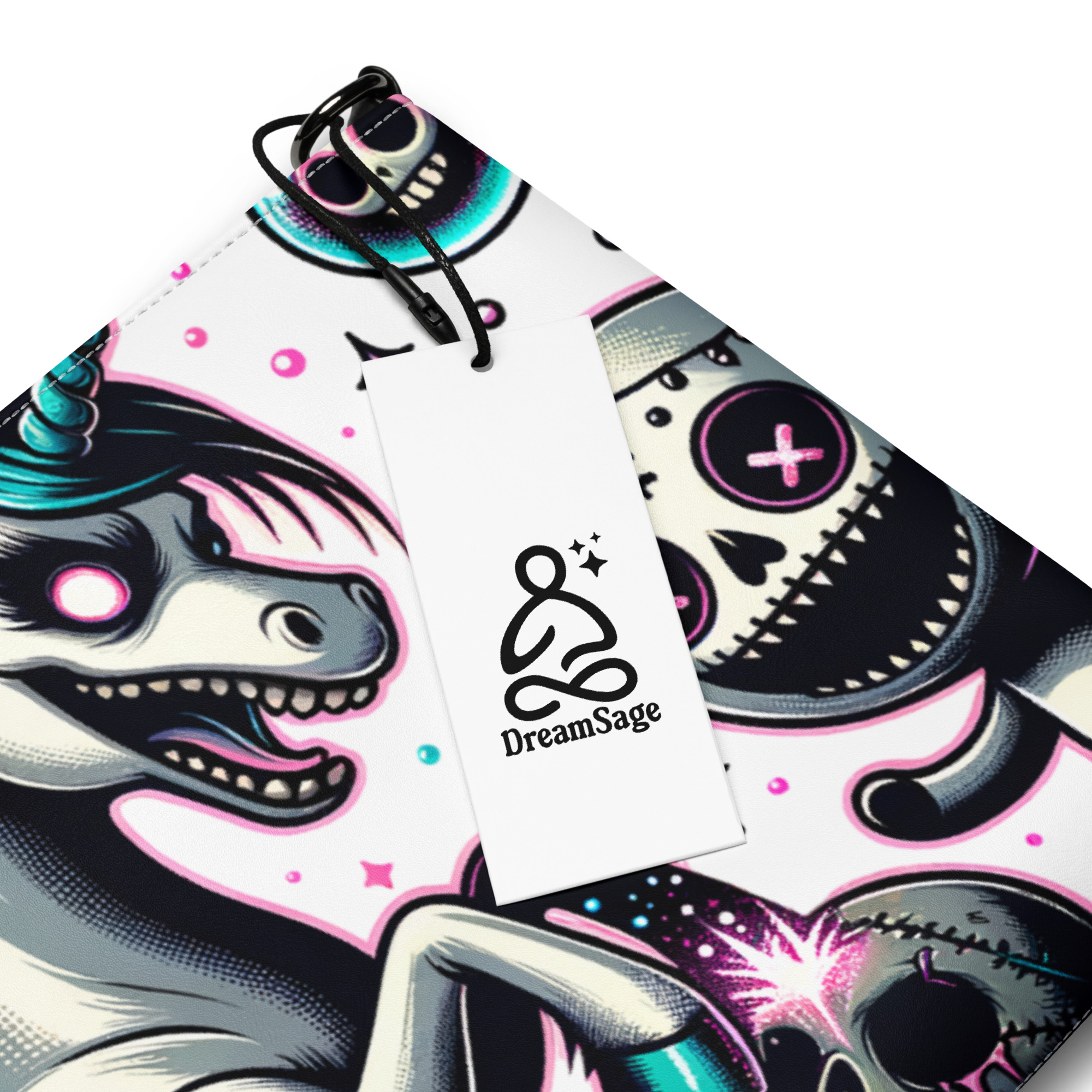 Gothic Unicorn Wristlet Bag