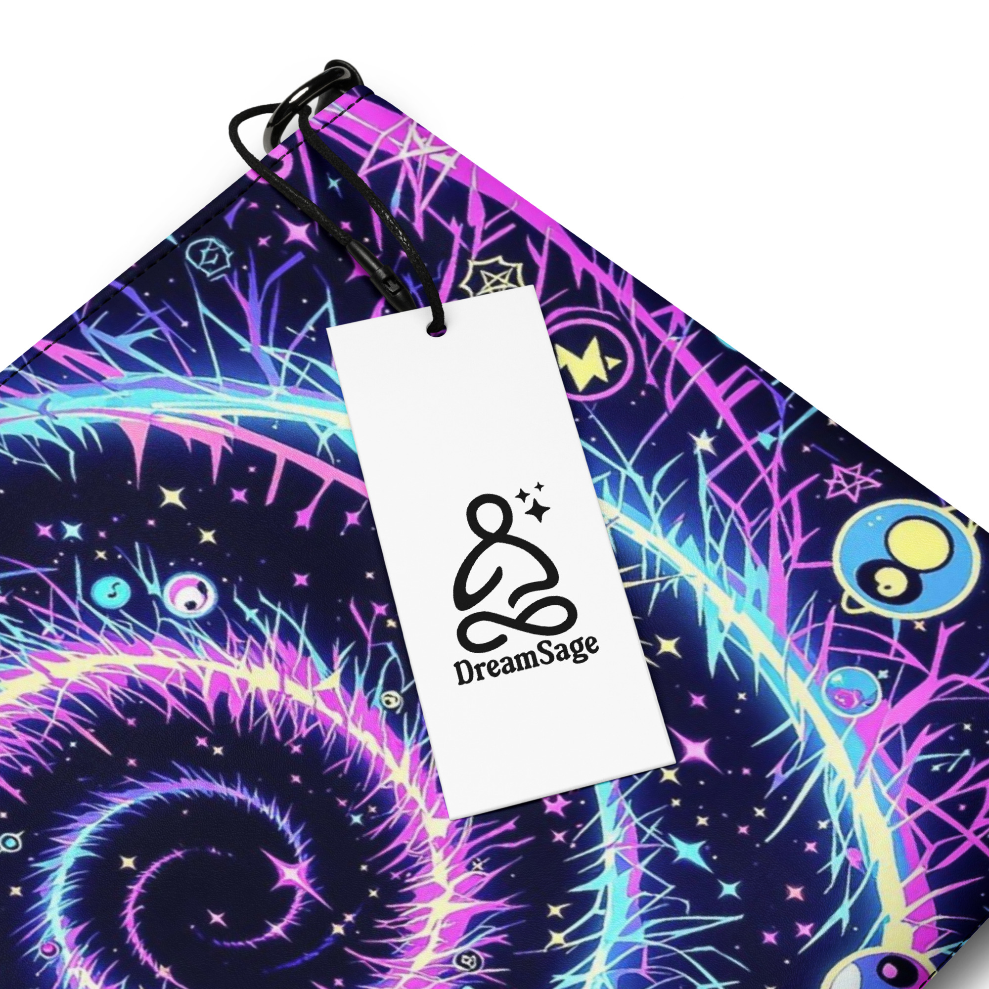 Cosmic Spiral Clutch Bag