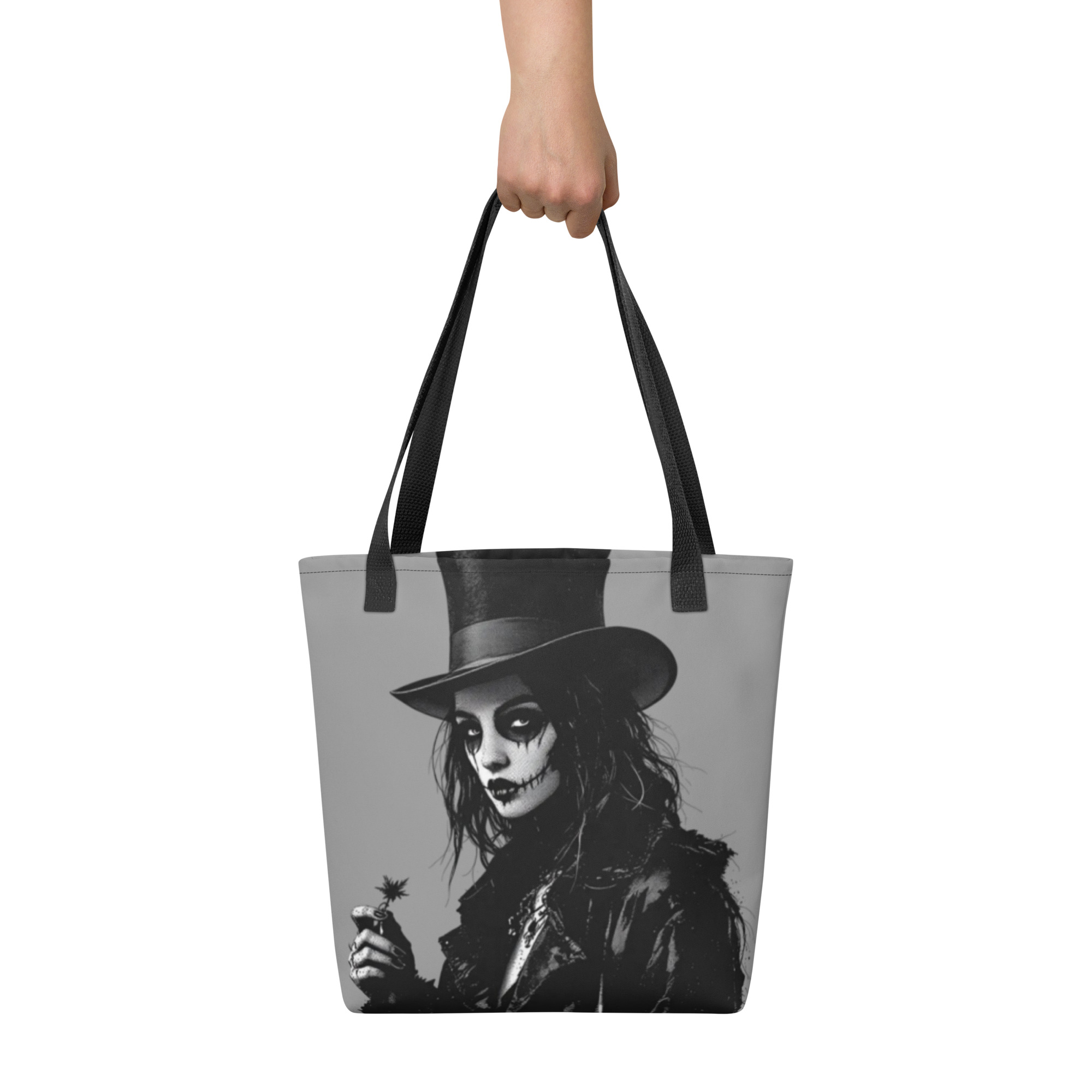 Gothic Girl Art Tote Bag