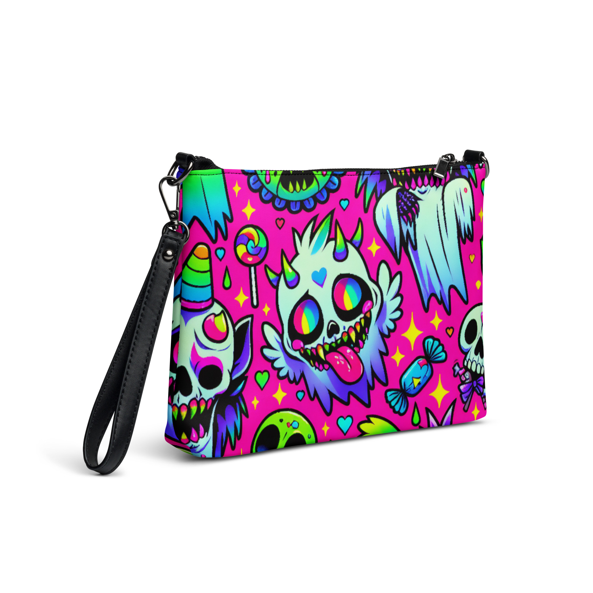 Neon Cartoon Animal Clutch Bag