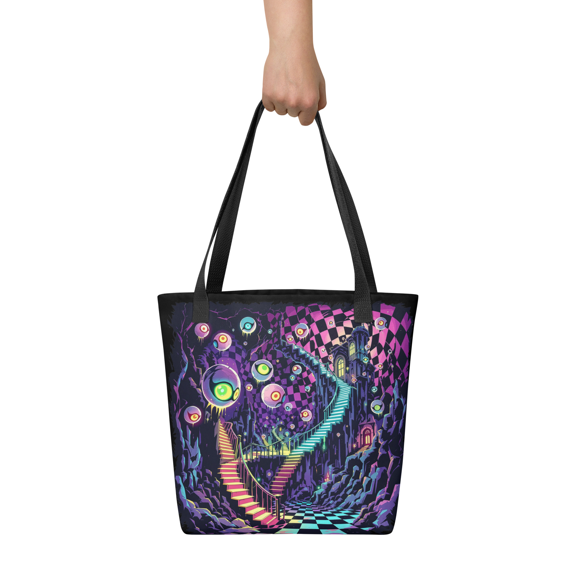 Psychedelic Art Tote Bag