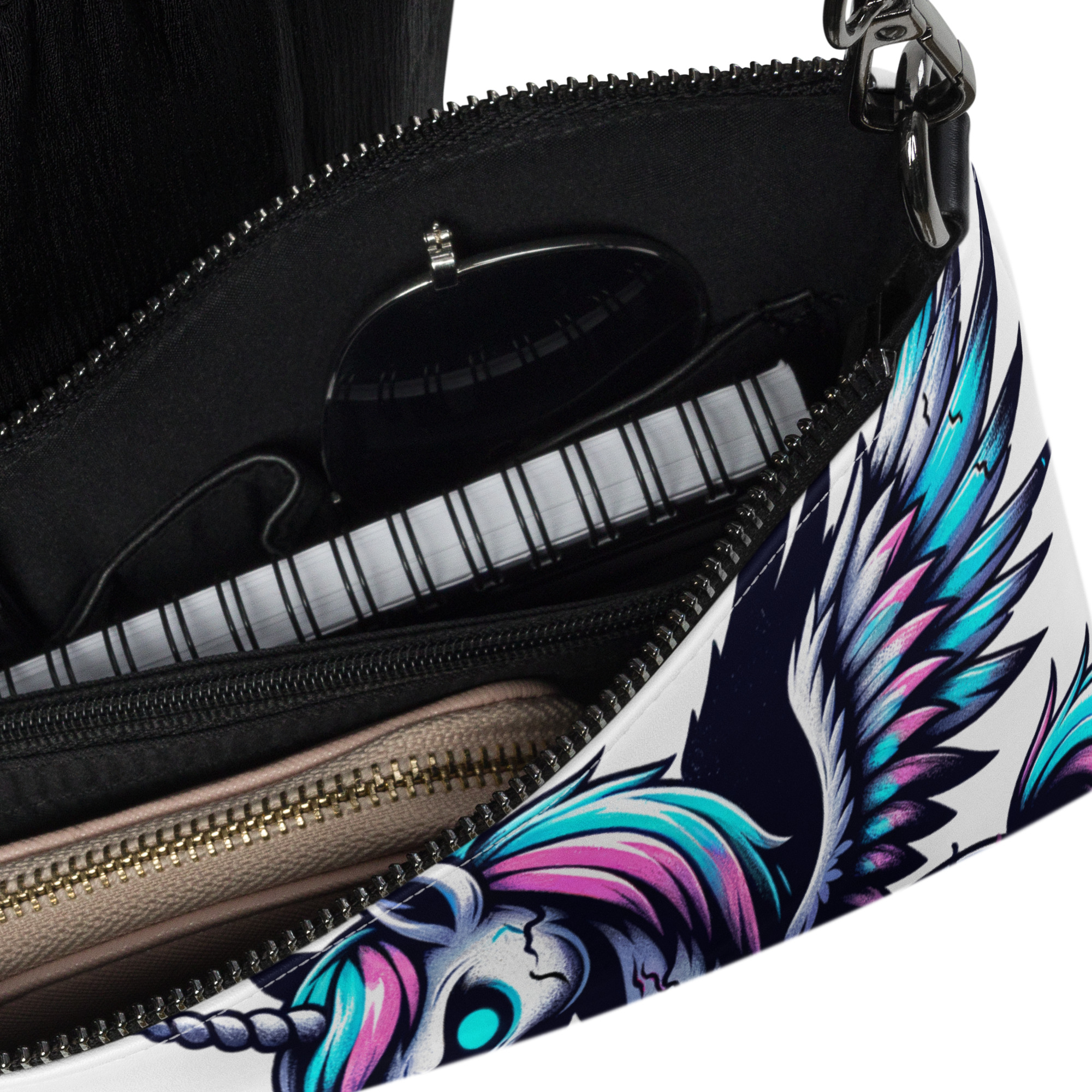 Gothic Zombie Unicorn Clutch Bag