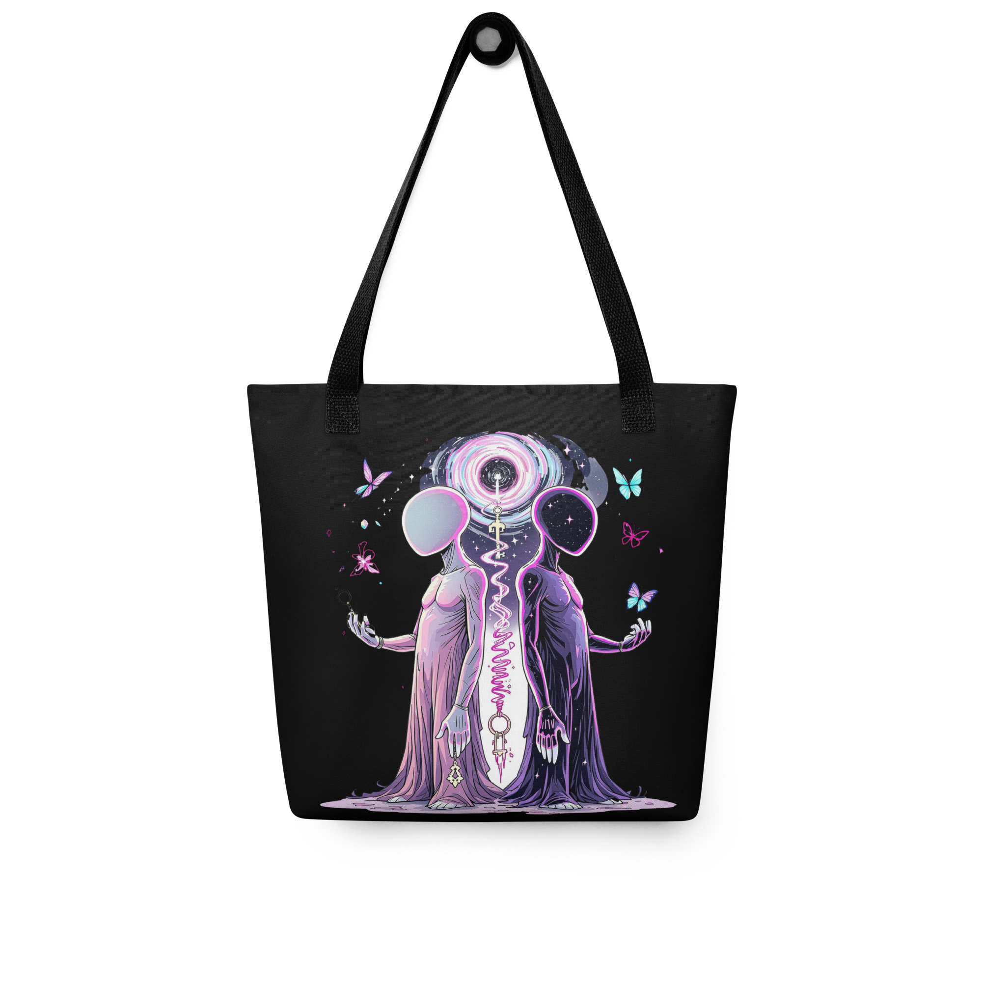 Alien Lovers Tote Bag