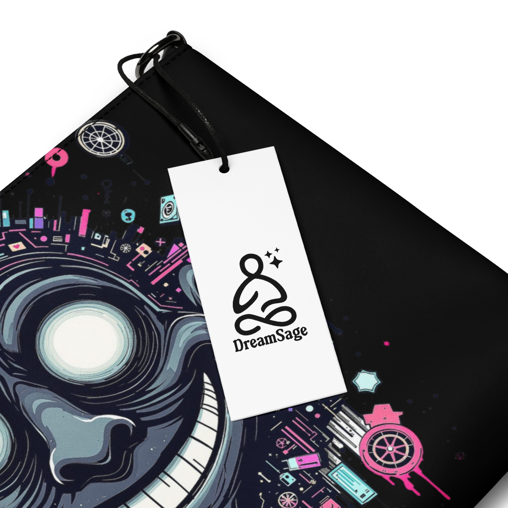 Cyber Smile Clutch Bag