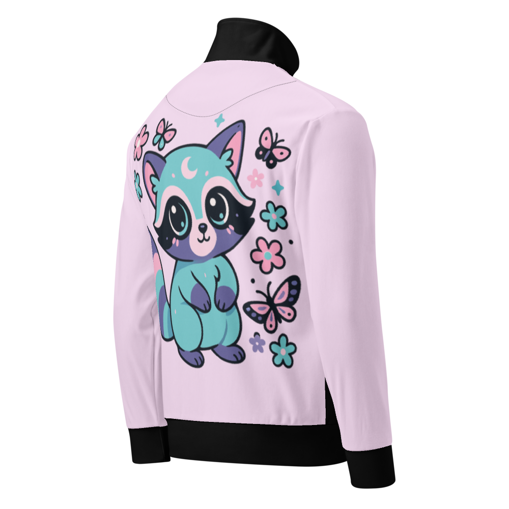 Pink Raccoon Track Jacket