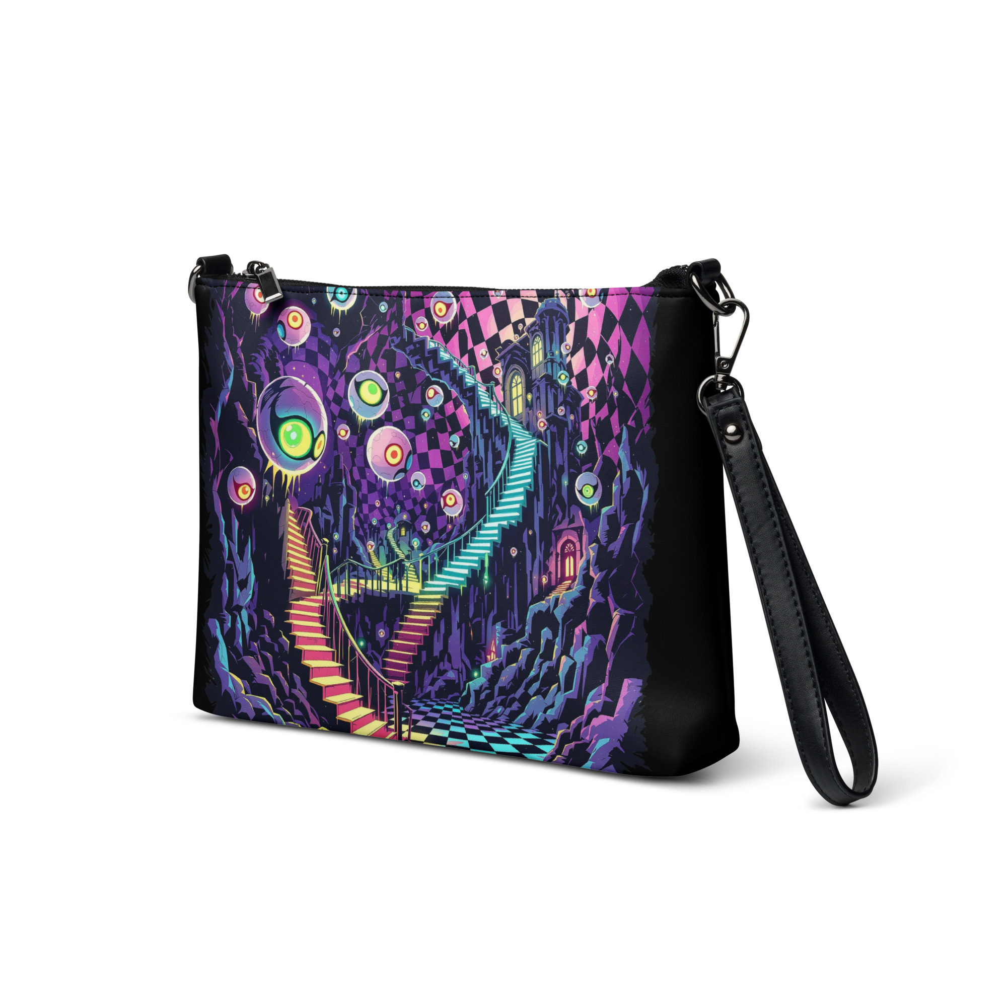 Surreal Staircase Wristlet Bag