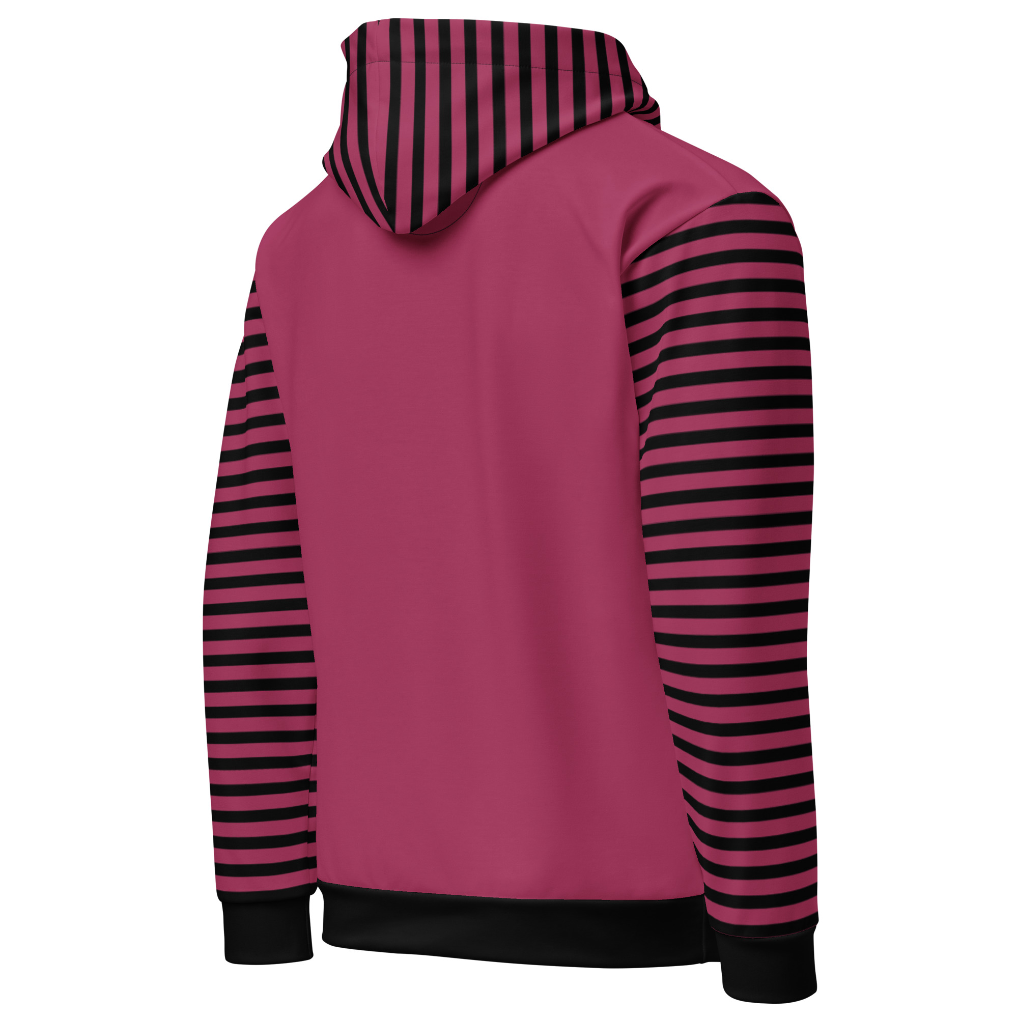 Striped Doll Graphic Hoodie