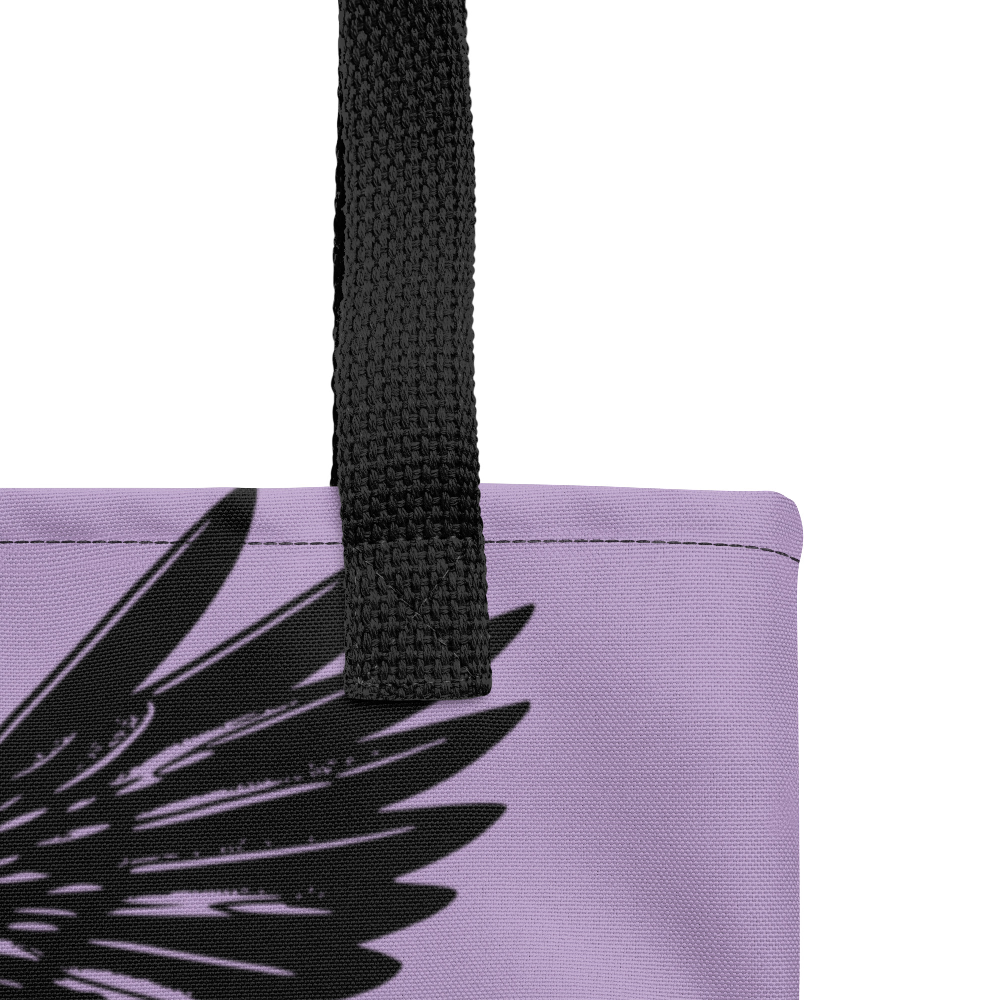 Robot and Raven Art Tote Bag