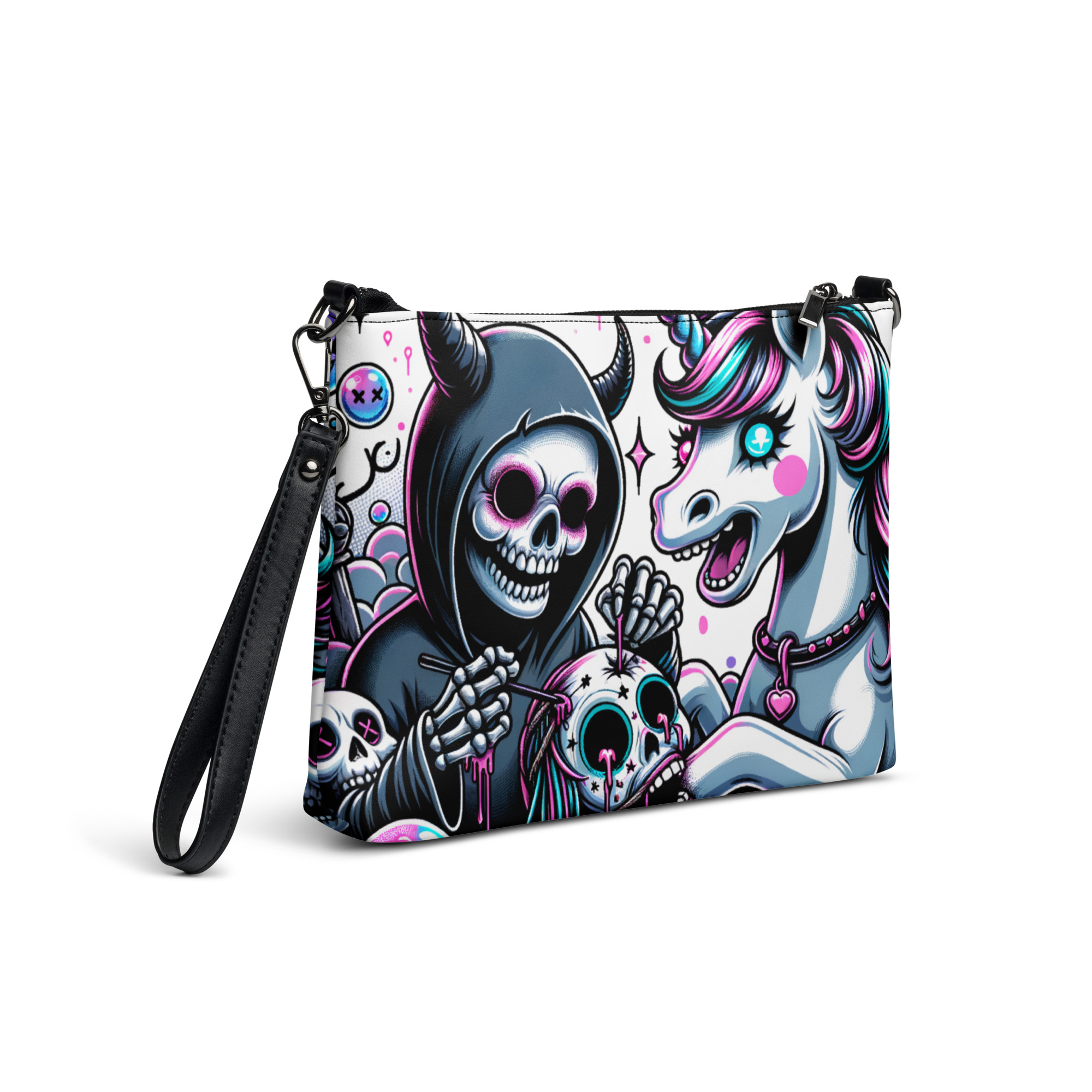 Gothic Unicorn Clutch Bag
