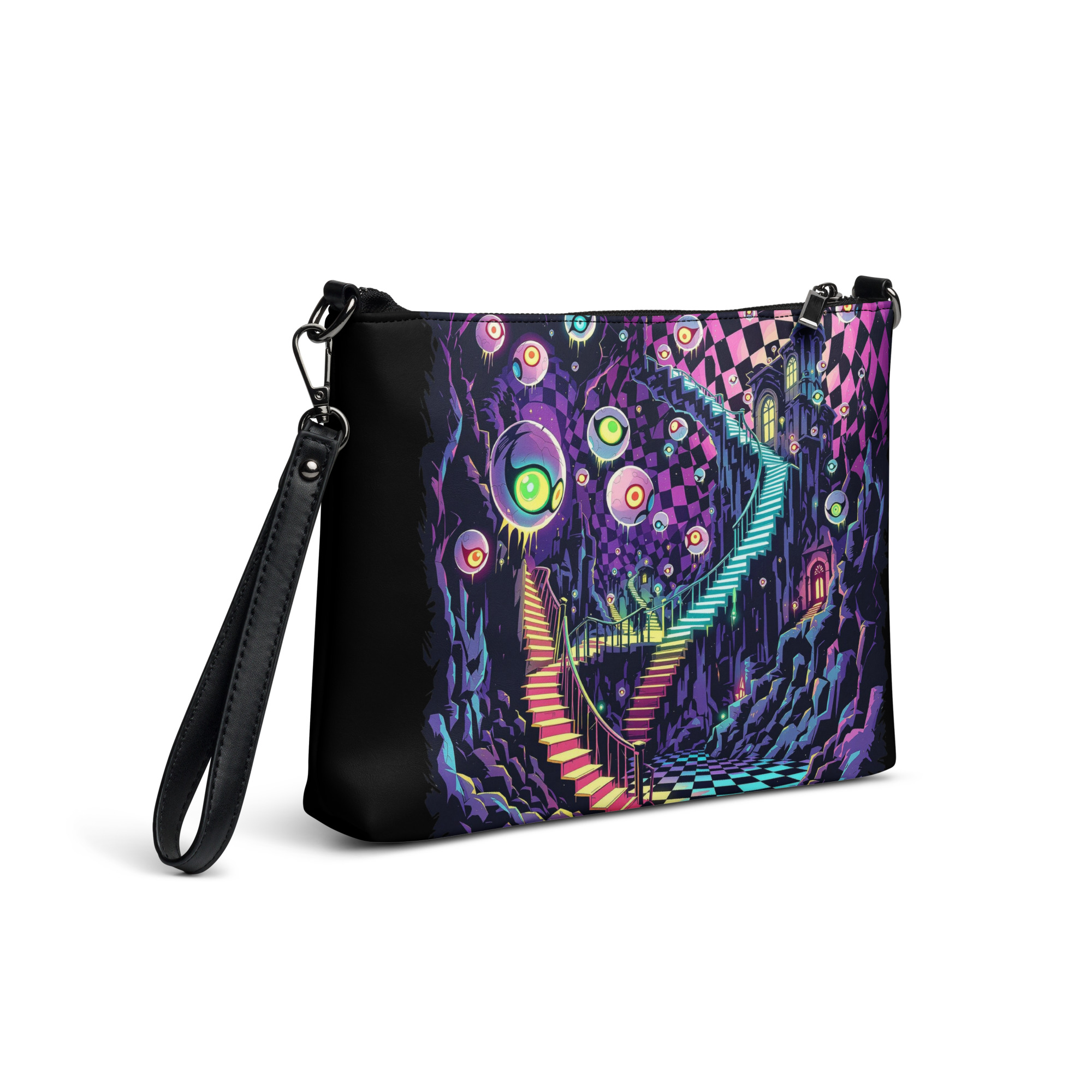 Surreal Staircase Wristlet Bag