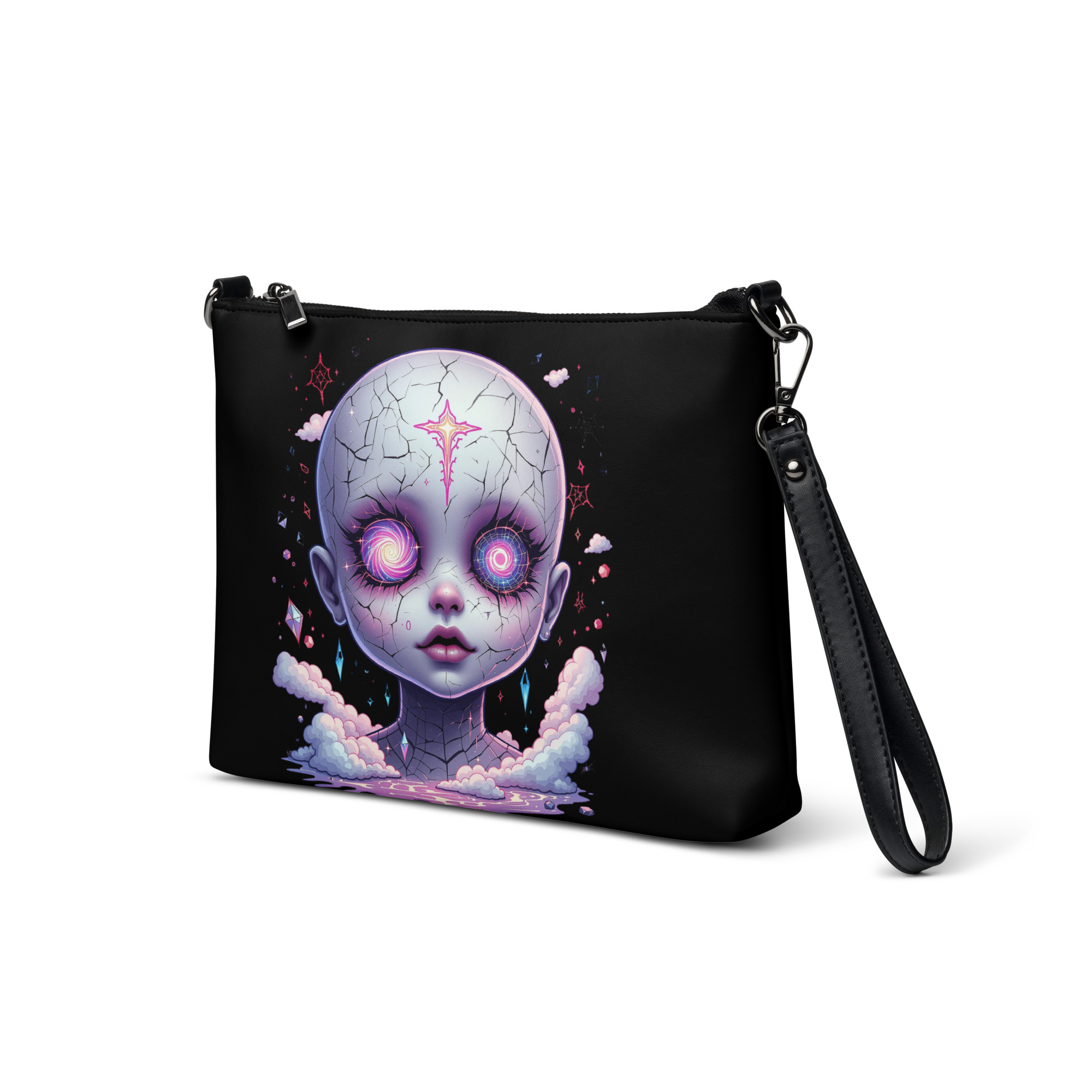 Cosmic Art Wristlet Clutch