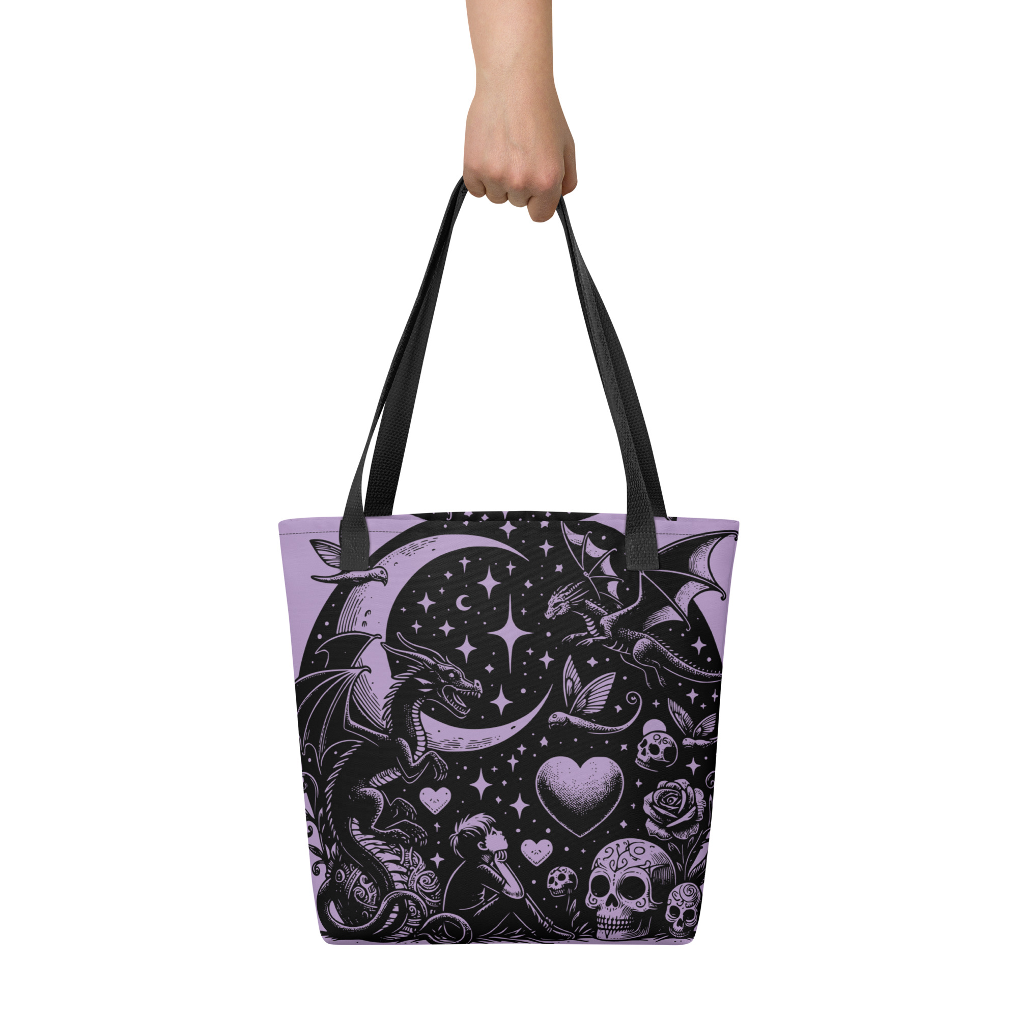 Gothic Dragon Tote Bag
