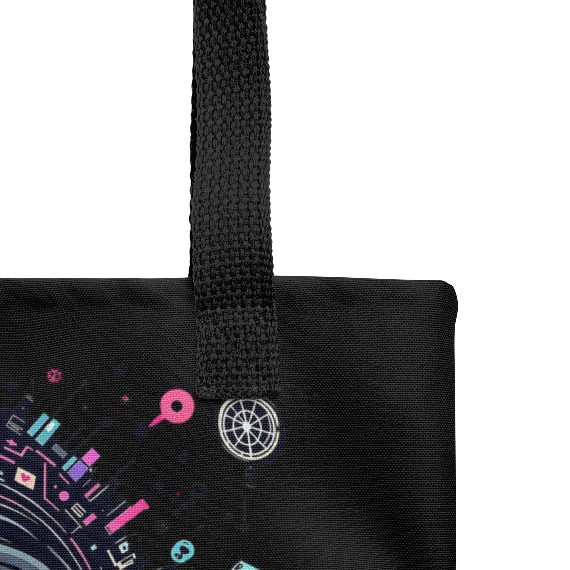 Cyber Smile Tote Bag