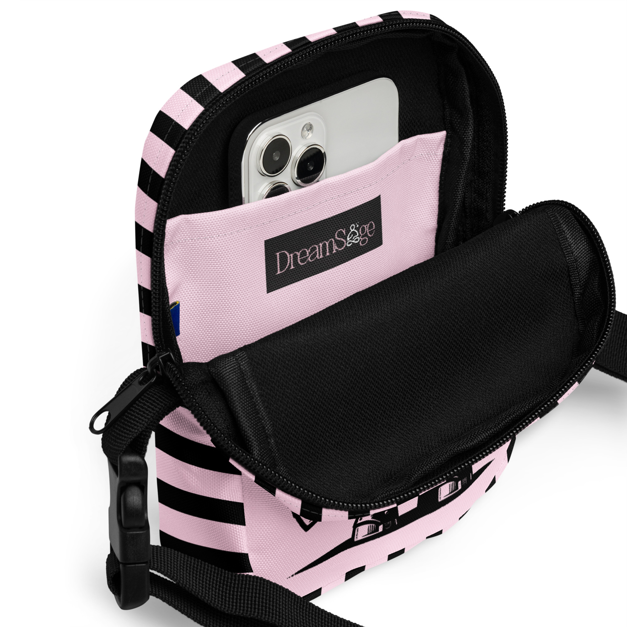 Pink Punk Pony Crossbody Bag