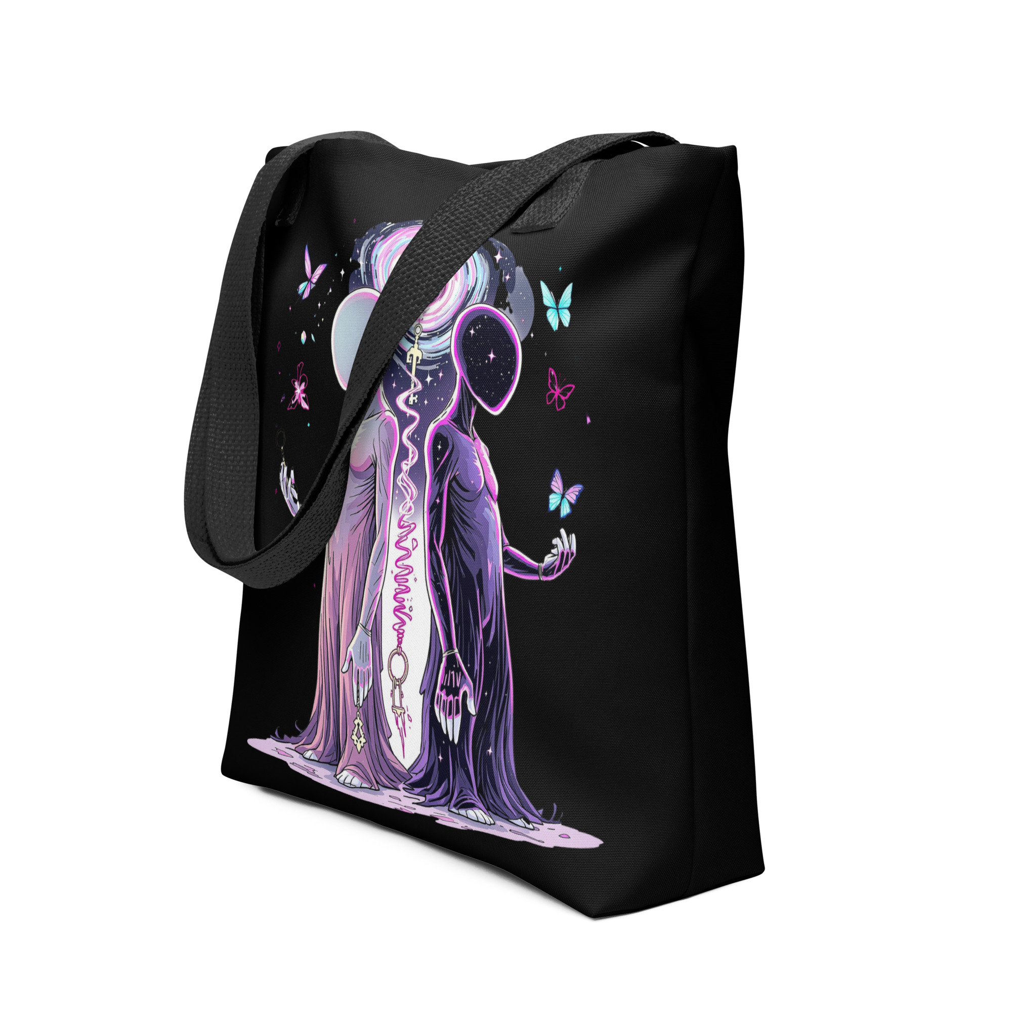 Alien Lovers Tote Bag