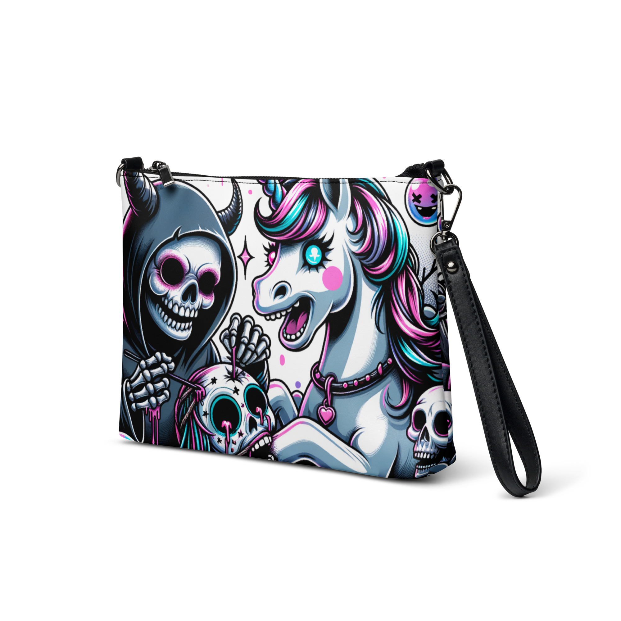 Gothic Unicorn Clutch Bag