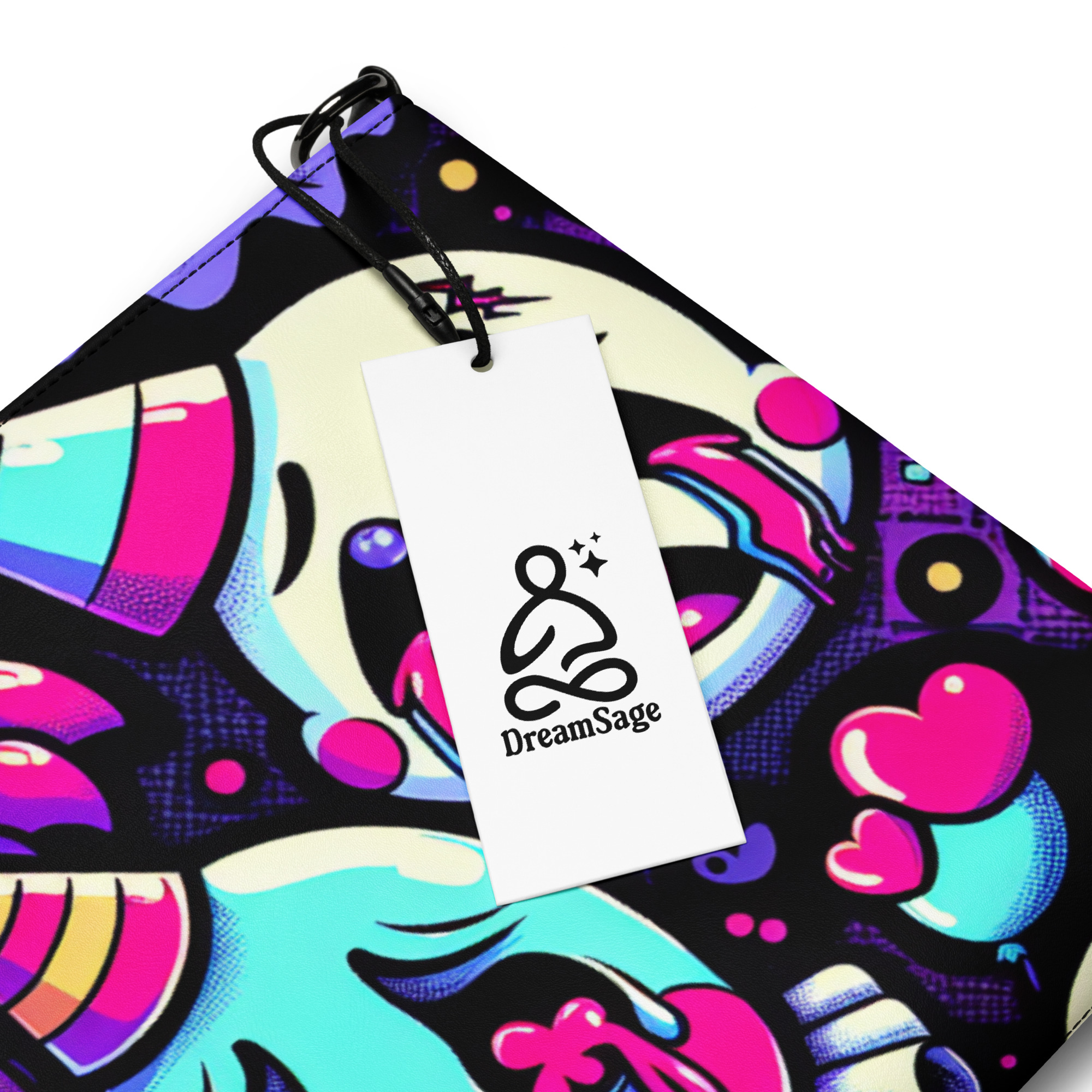 Colorful Clowns Party Wristlet Bag