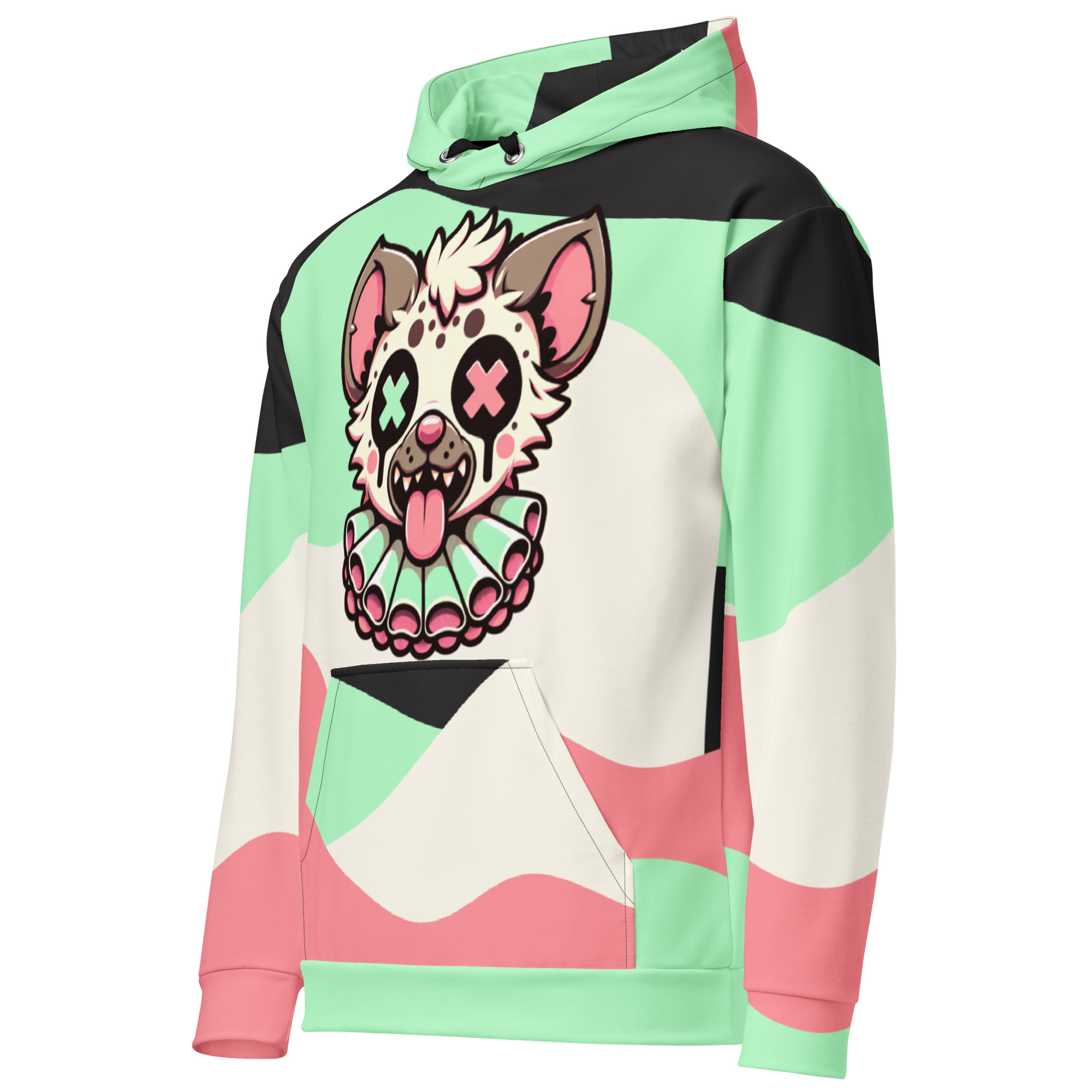 Colorful Kawaii Hyena Hoodie