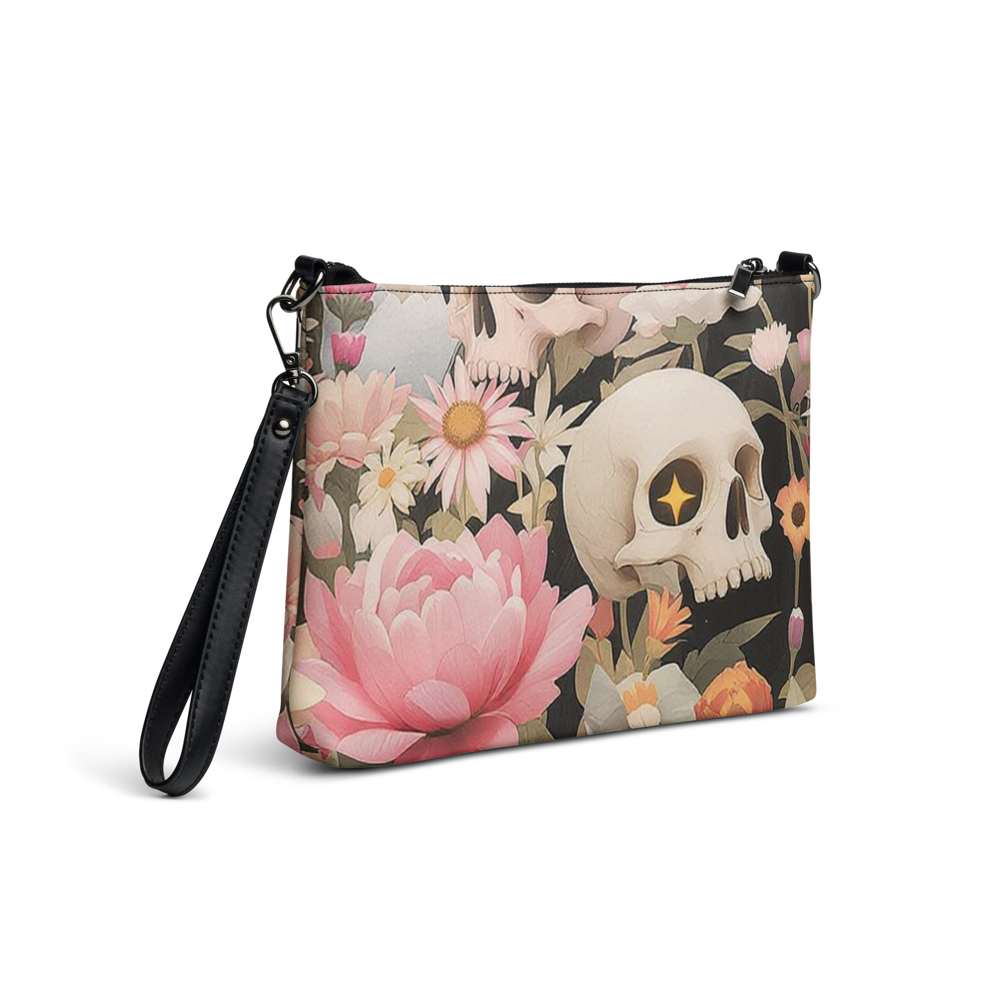 Blooming Bones Crossbody Purse