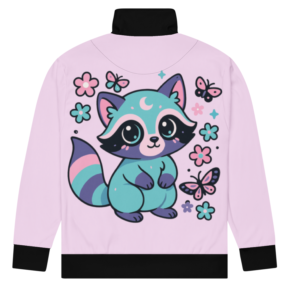 Pink Raccoon Track Jacket