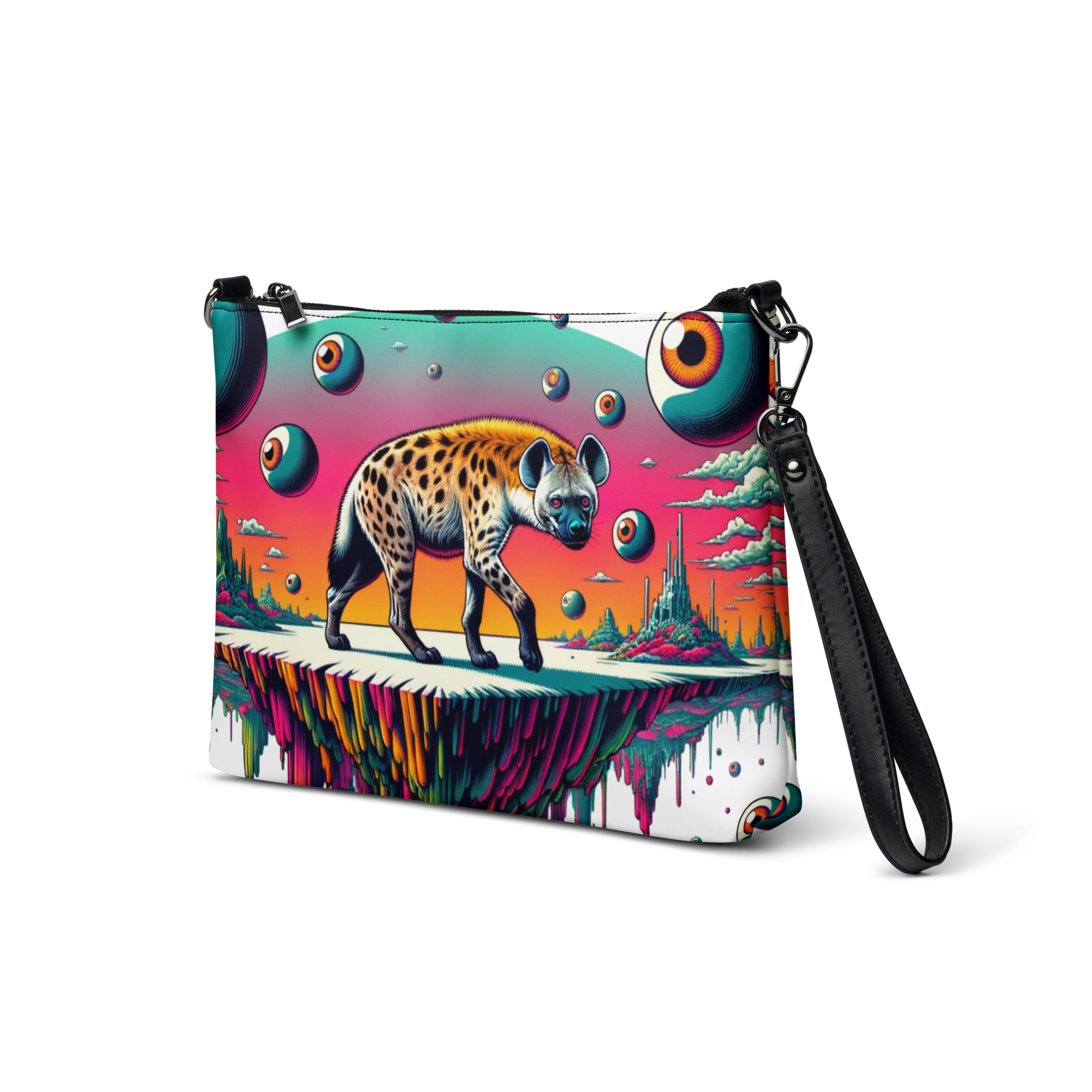 Surreal Hyena Clutch Bag