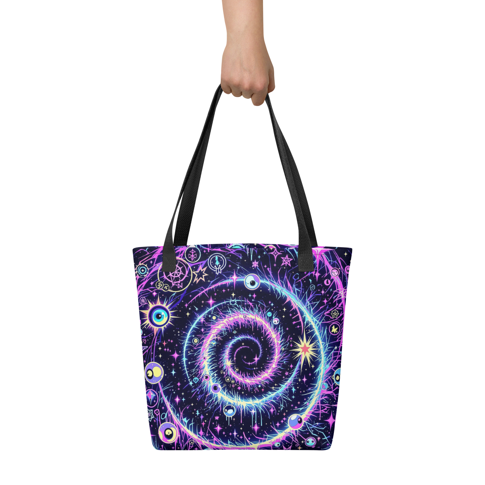 Cosmic Spiral Tote Bag