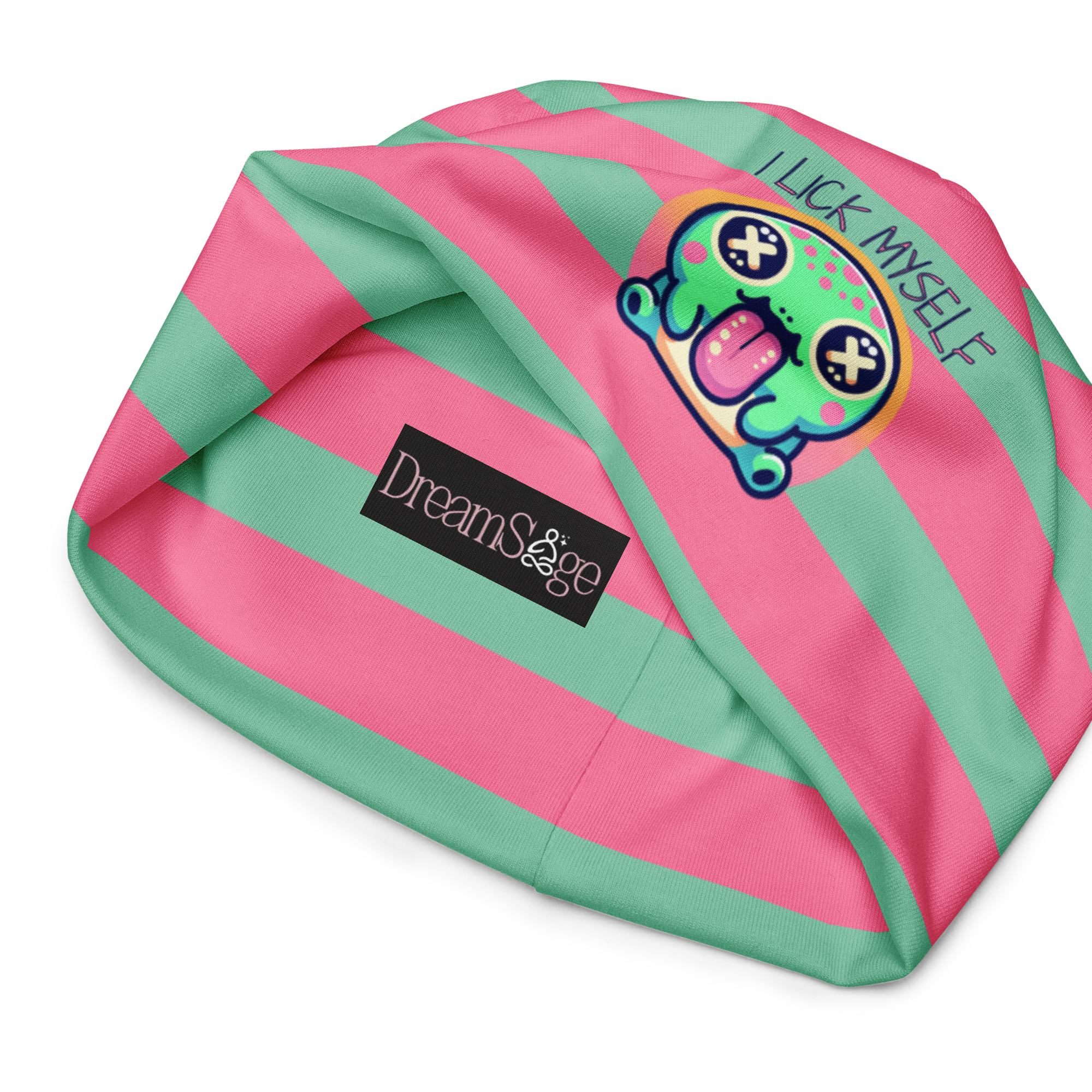Striped Cartoon Beanie