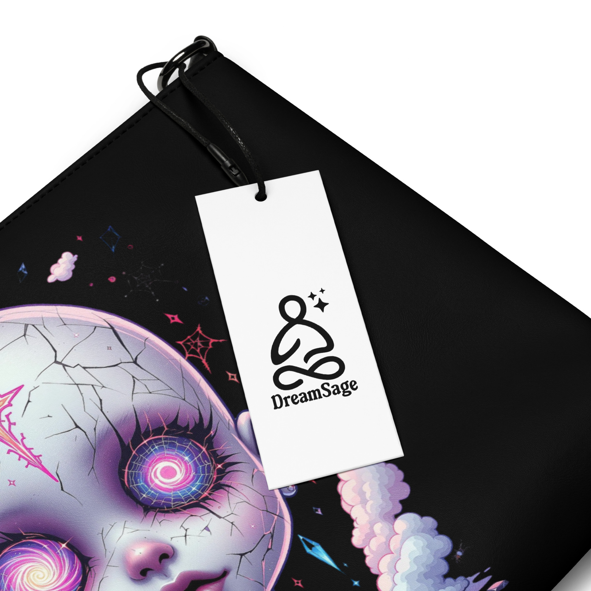 Cosmic Art Wristlet Clutch