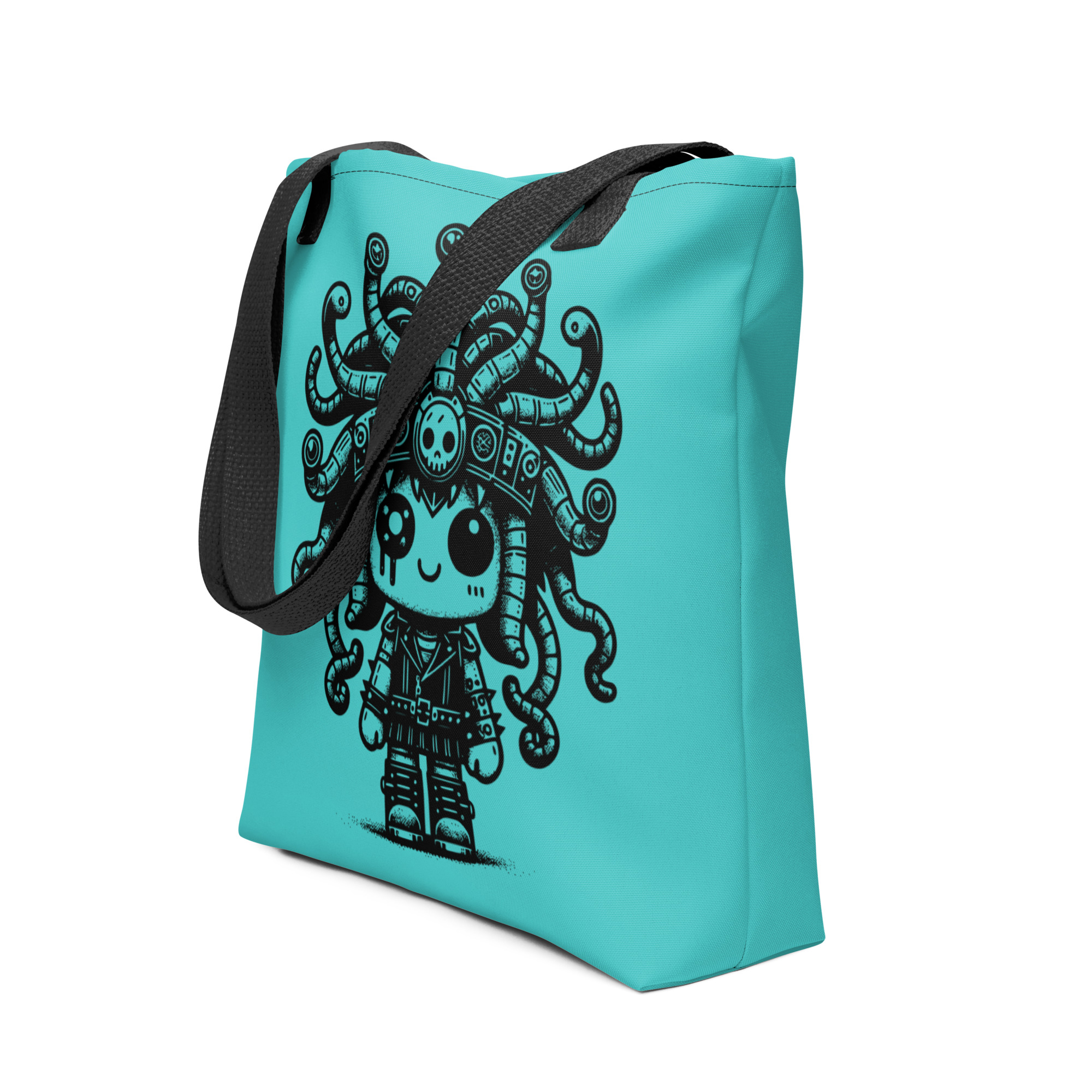 Medusa Cartoon Tote Bag