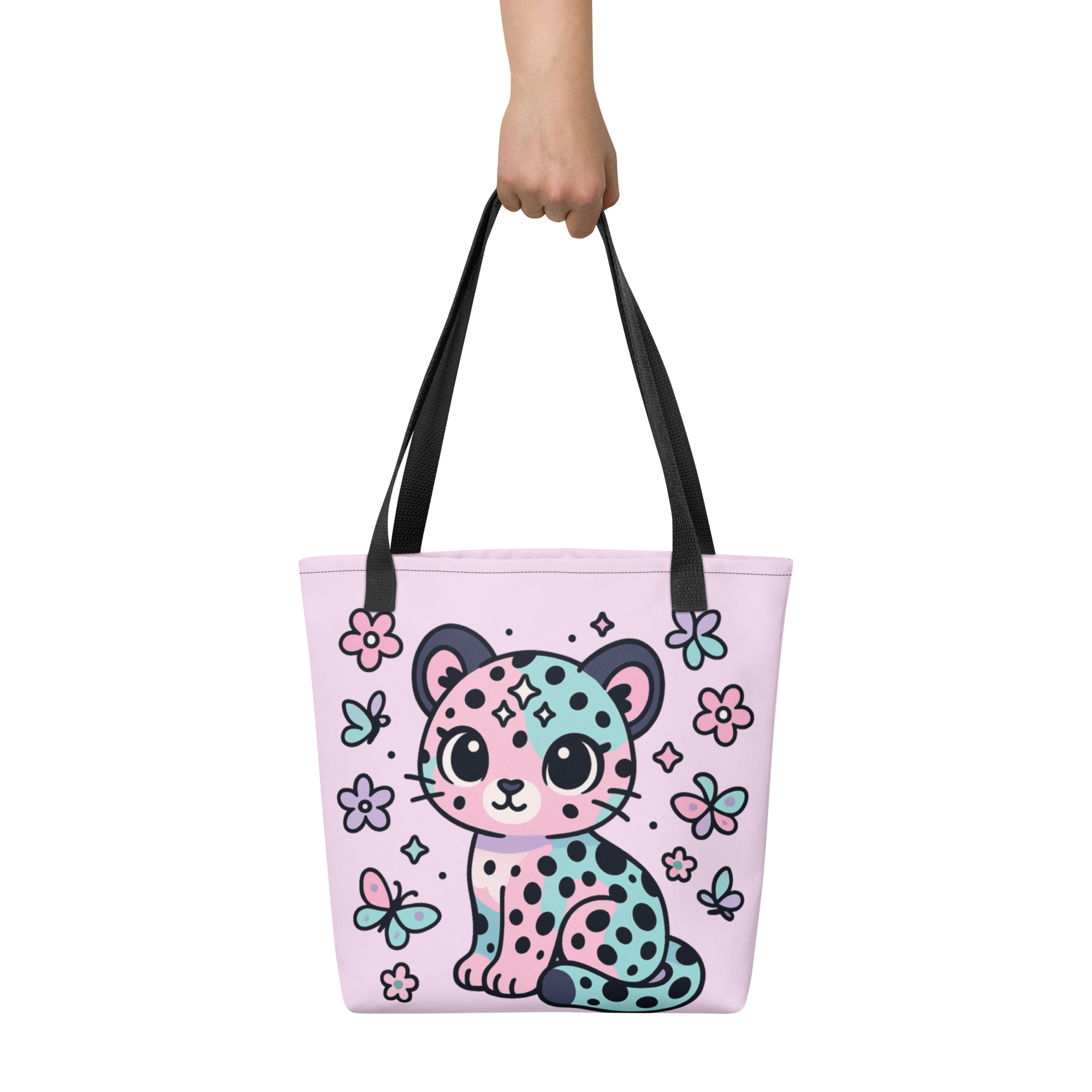 Cute Leopard Print Tote Bag