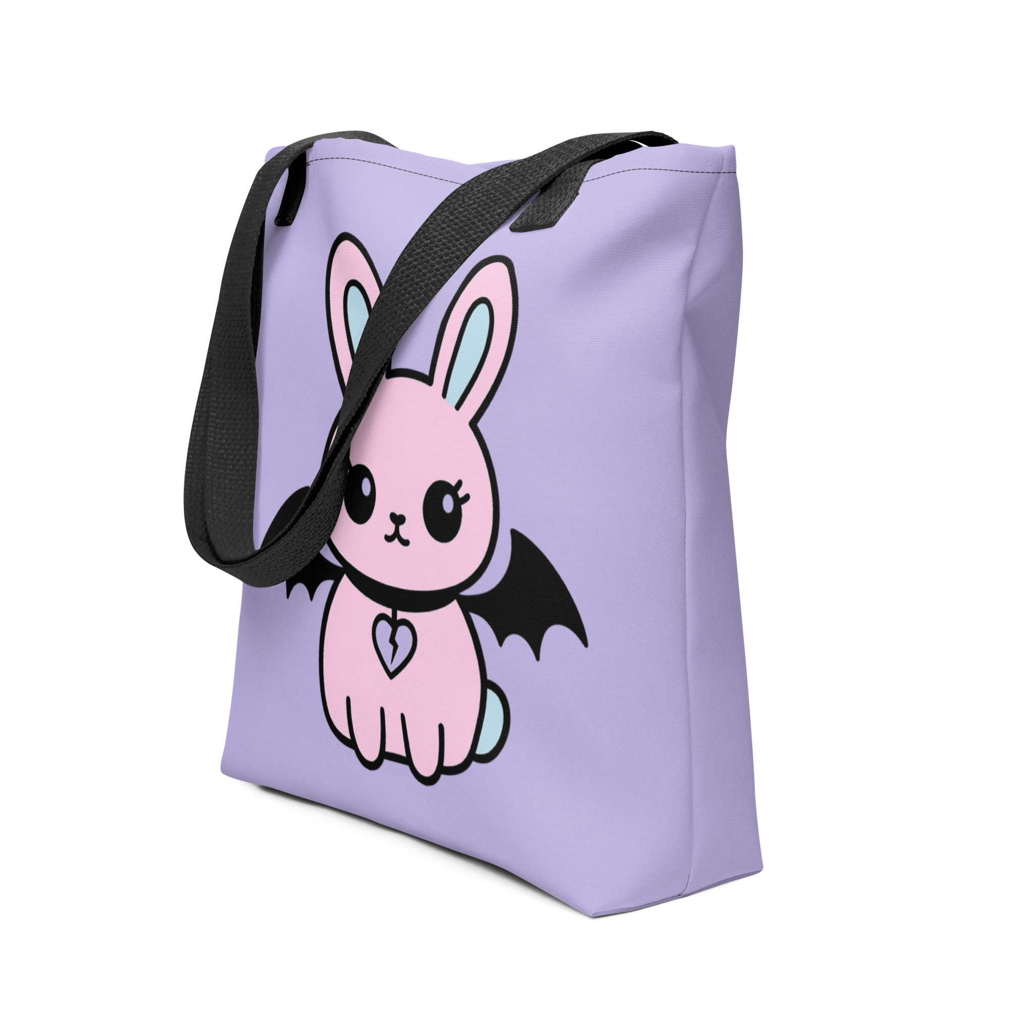 Cute Bat Bunny Tote Bag