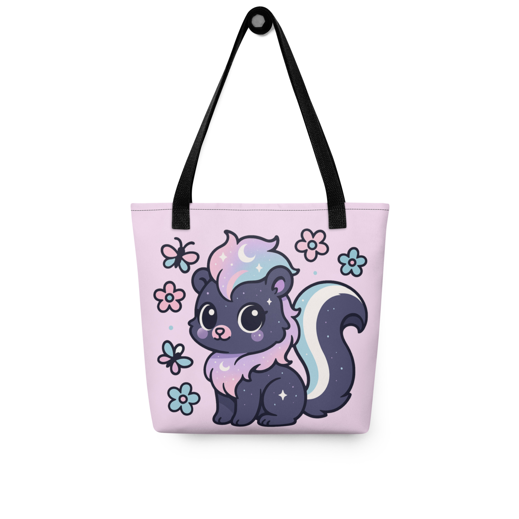 Cute Cosmic Skunk Tote Bag