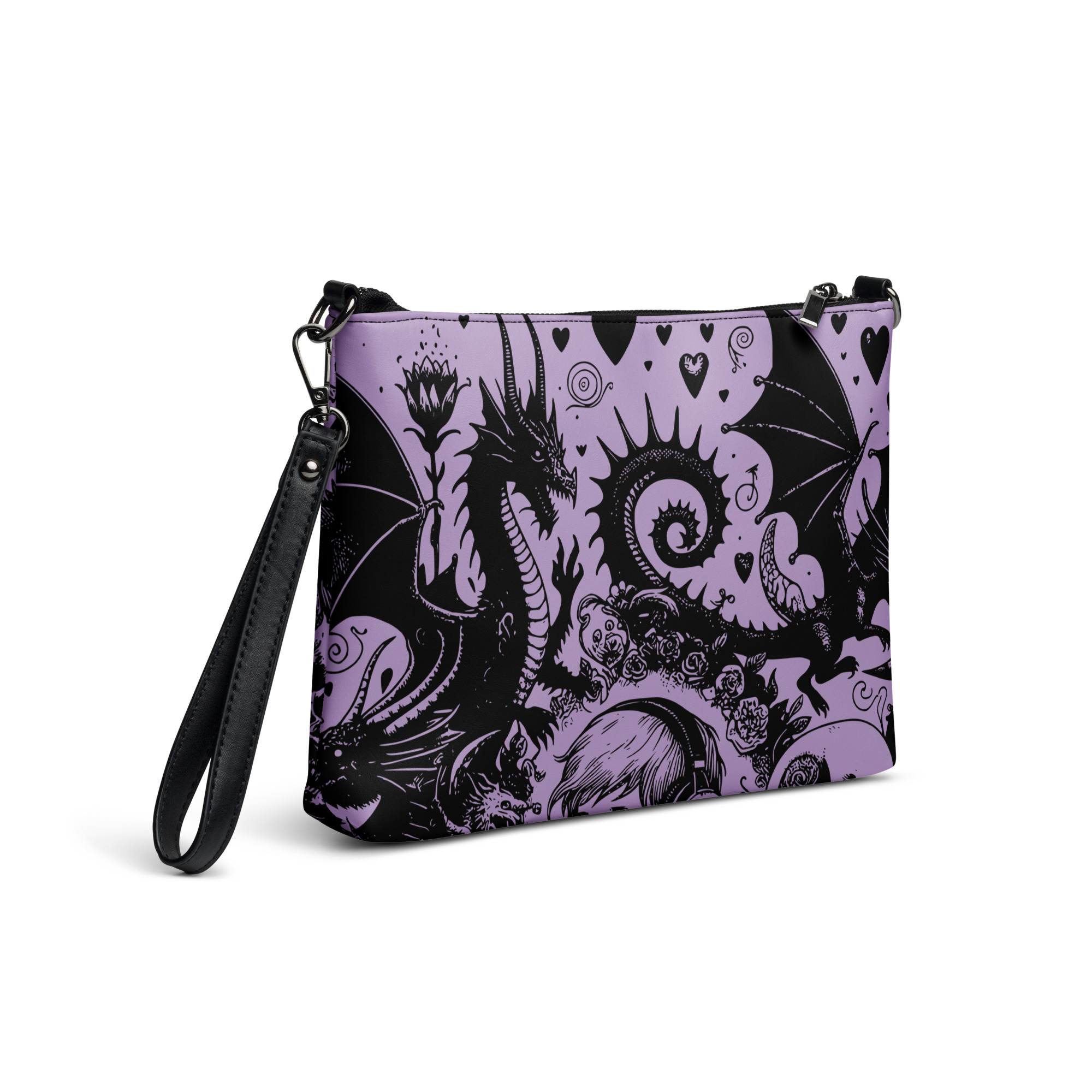 Gothic Art Wristlet Clutch