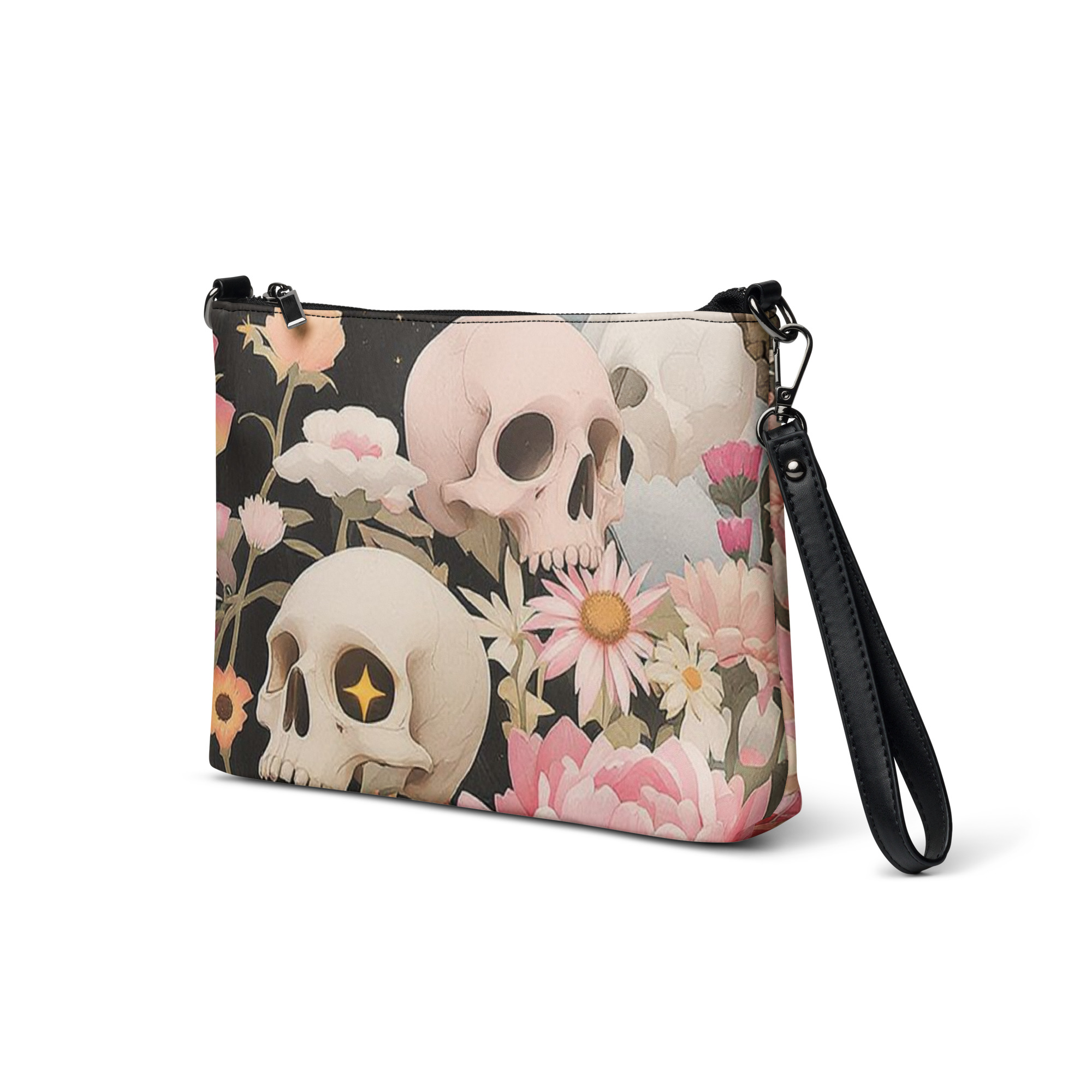 Blooming Bones Crossbody Purse