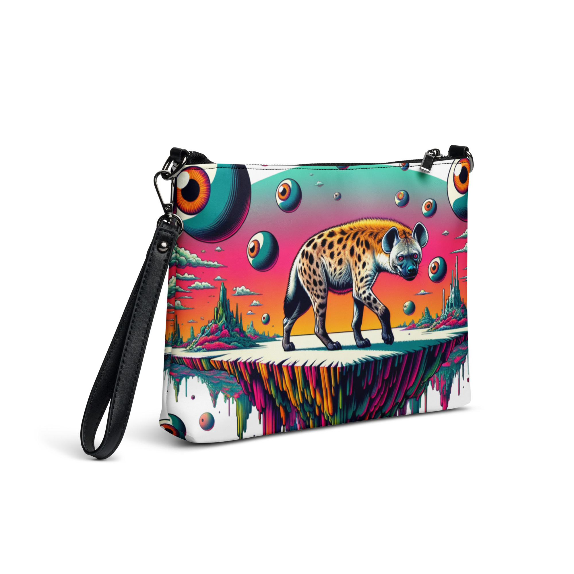 Surreal Hyena Clutch Bag