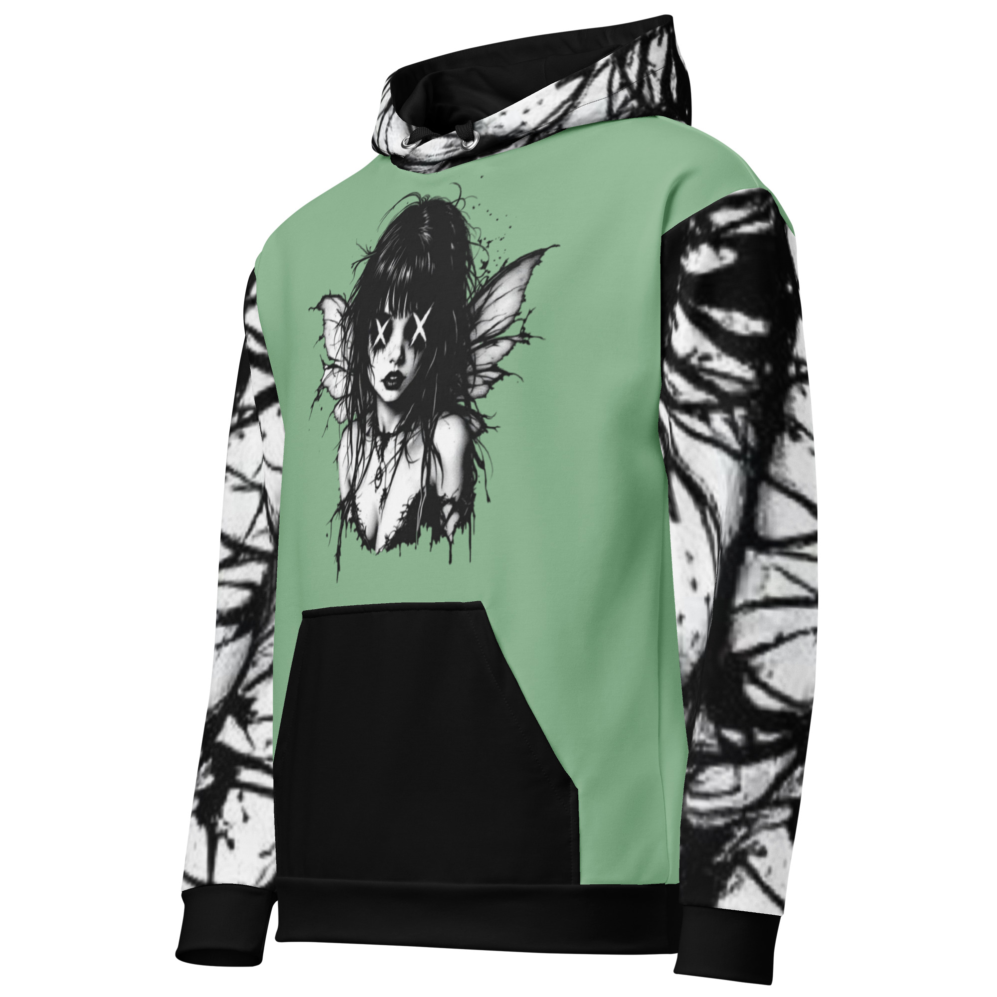 Graphic Fairy Wings Hoodie