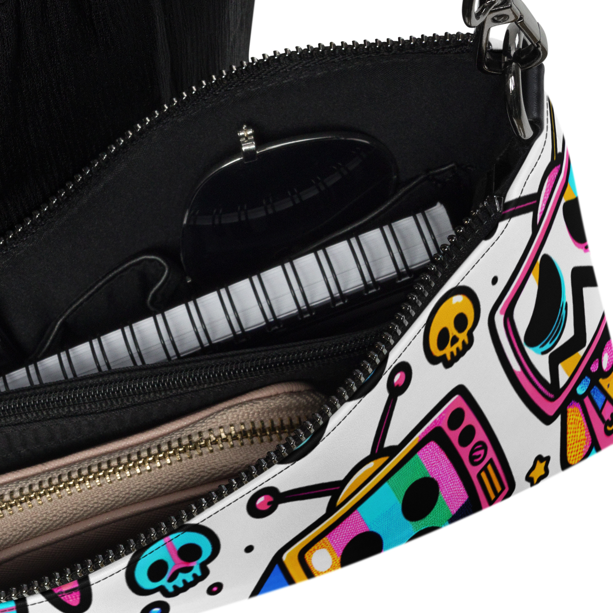 Cartoon Ghost Art Clutch Bag