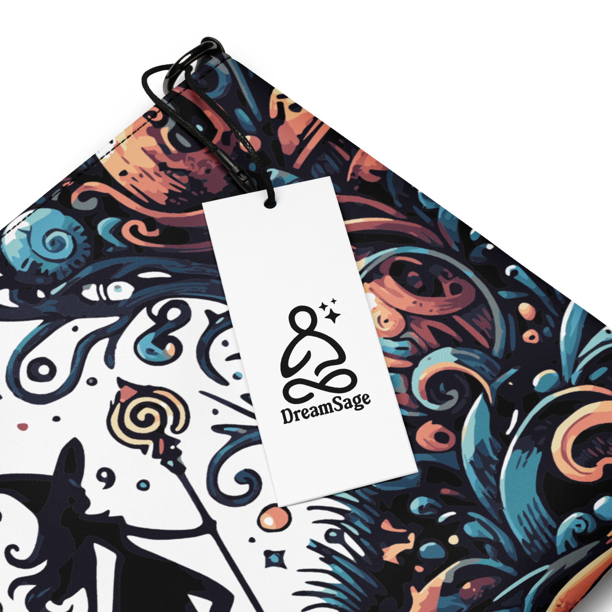 Mystical Witch Art Wristlet Bag