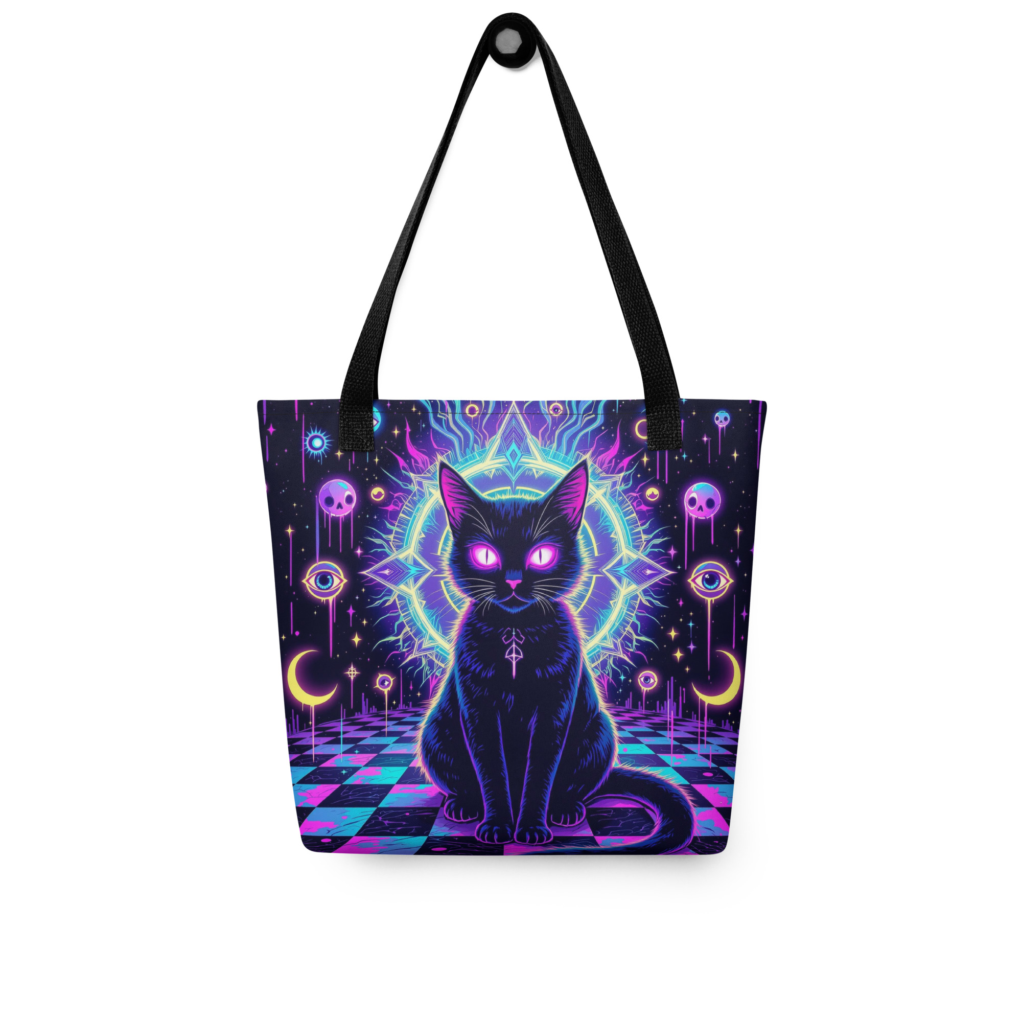 Mystical Cat Art Tote Bag