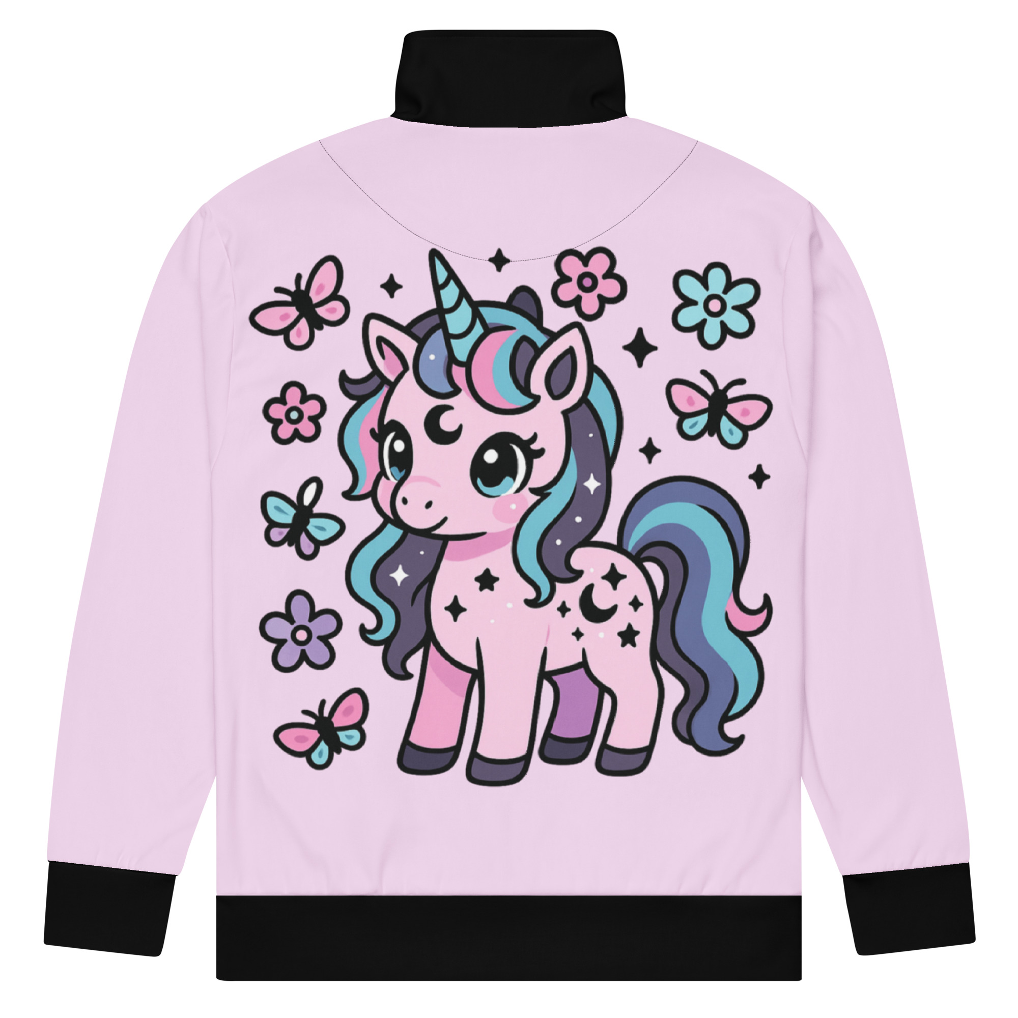 Pastel Goth Unicorn Track Jacket