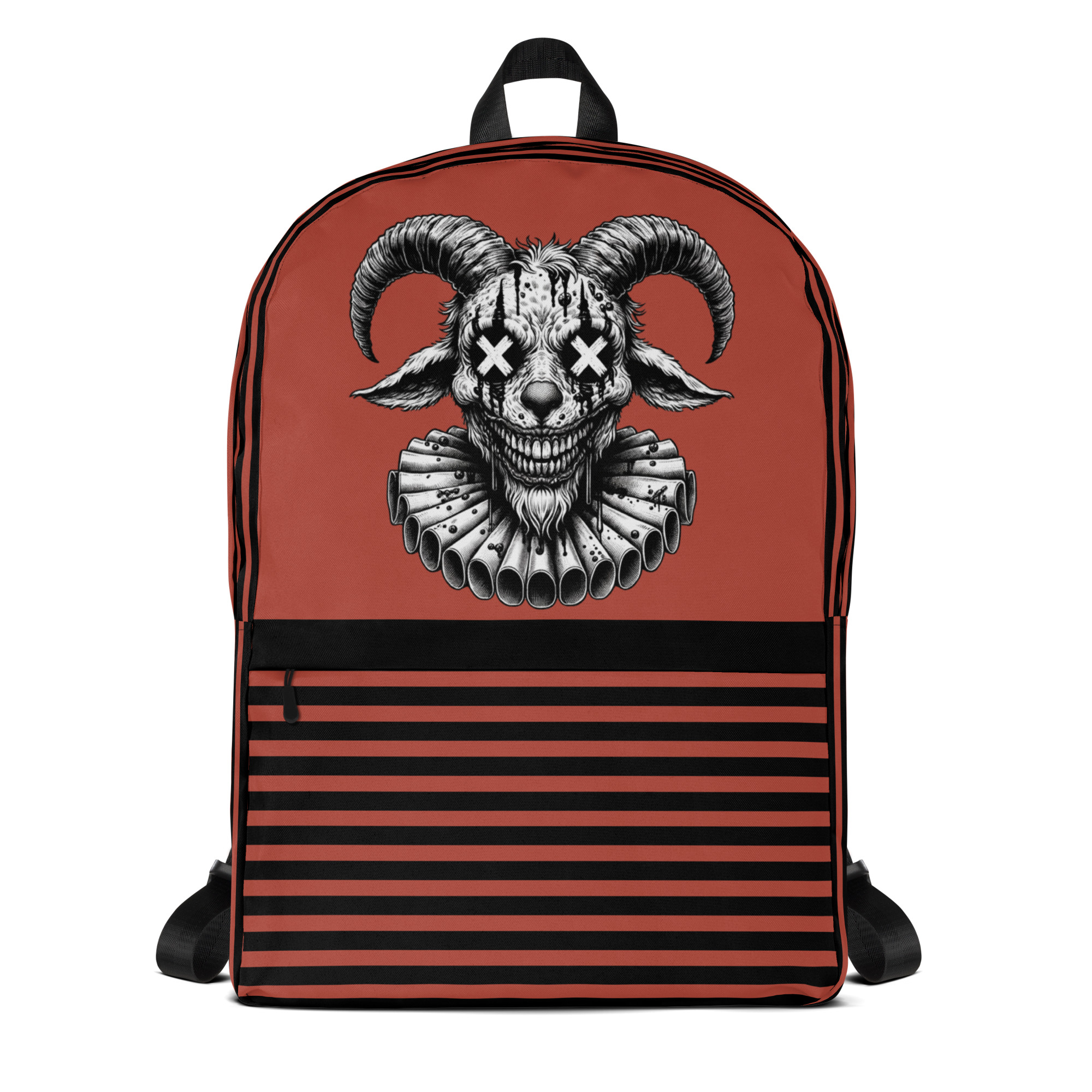 Red Skull Goat Backpack