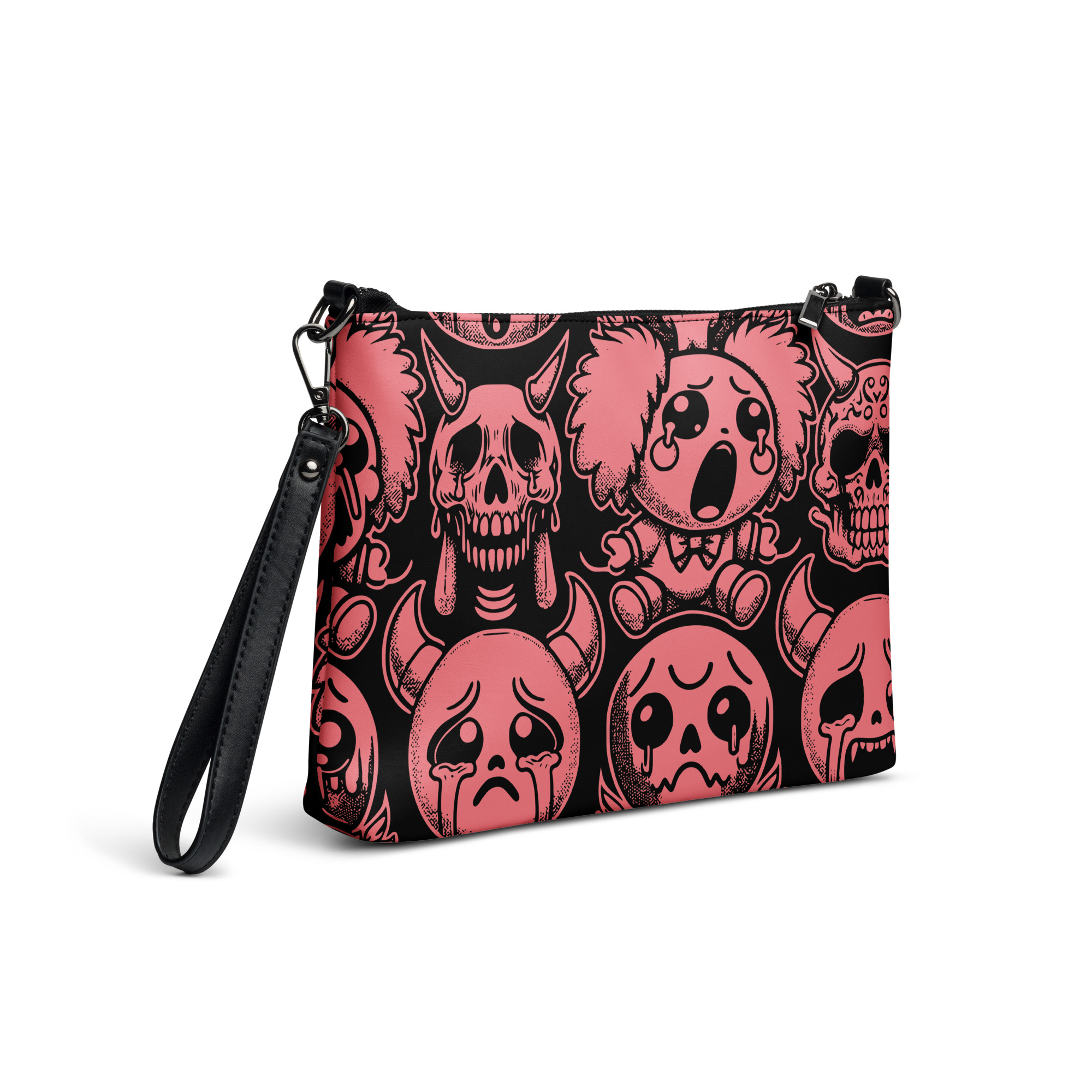 Gothic Cartoon Clutch Bag