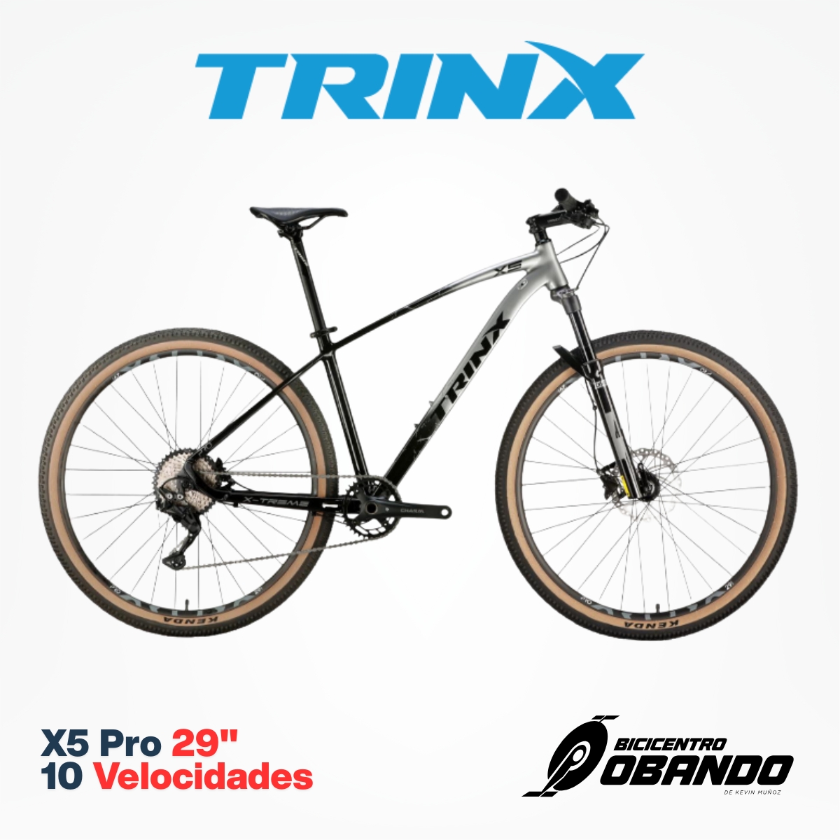 BICICLETA TRINX X5 PRO 29"