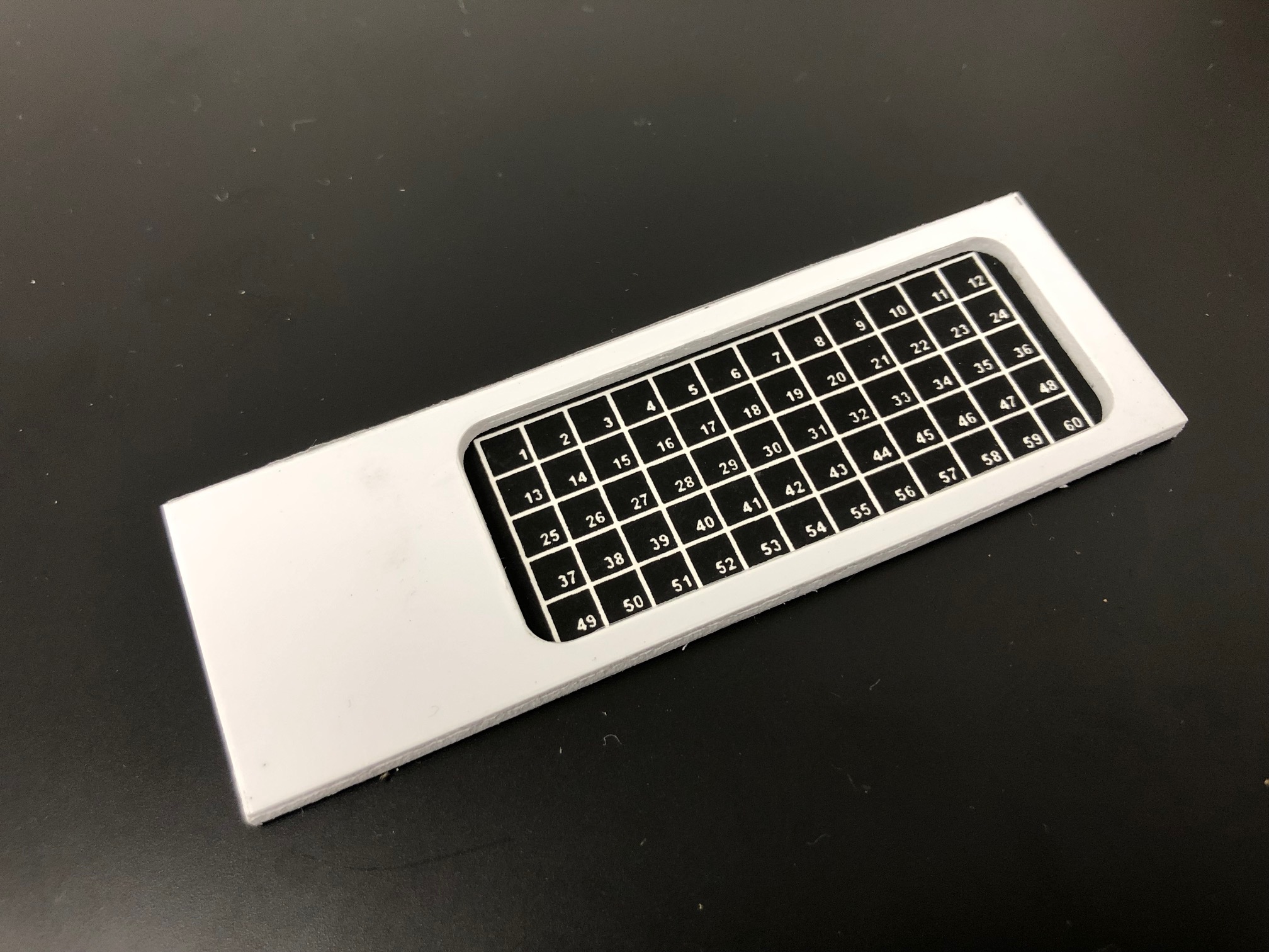 Lâminas para Microfósseis - 60 campos - kit com 10 und 