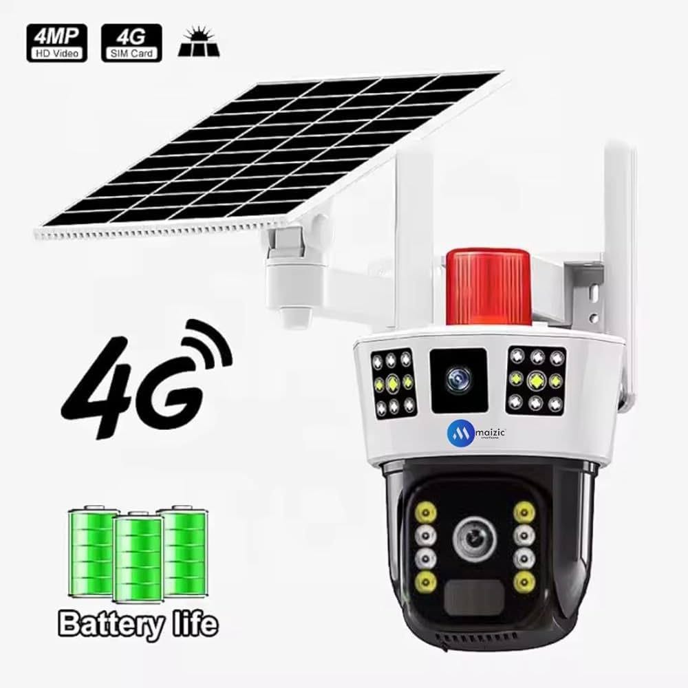 Solar 4G camera for outdoor with 2way talk