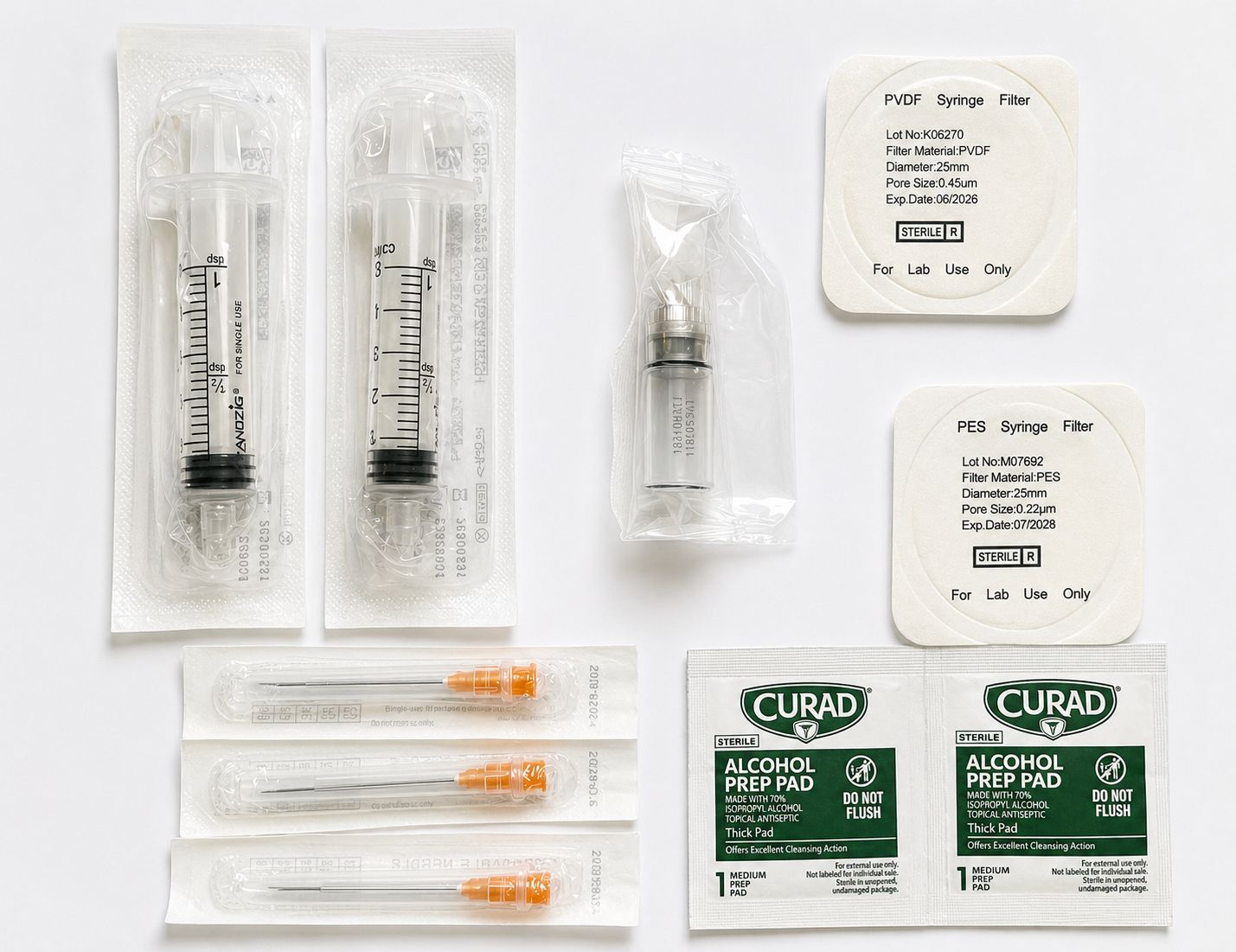 Filtration Kit: Single 3ml Liquid / Air 