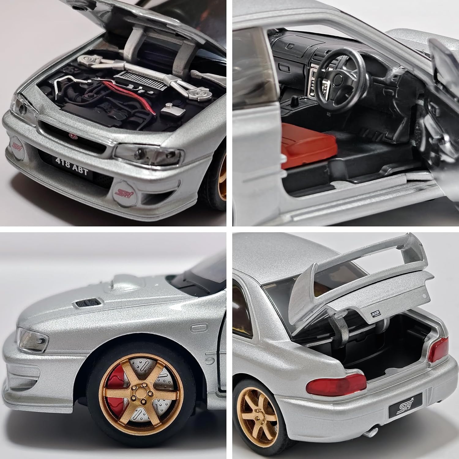 1998 Subaru Impreza WRX STI Model Car, 1:32 Scale