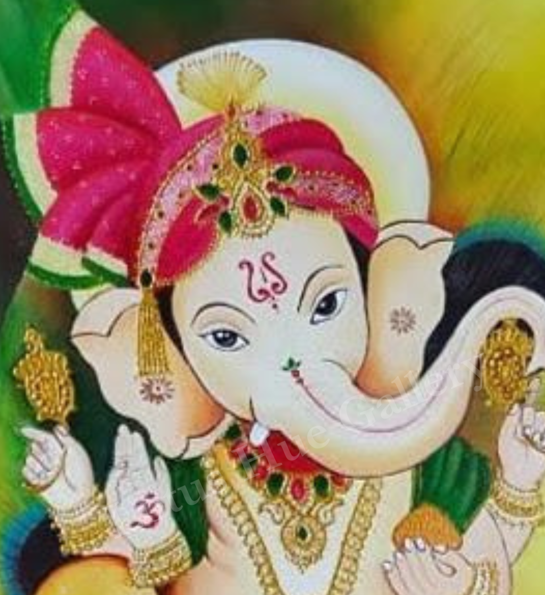 Handcrafted Lord Ganesha Painting