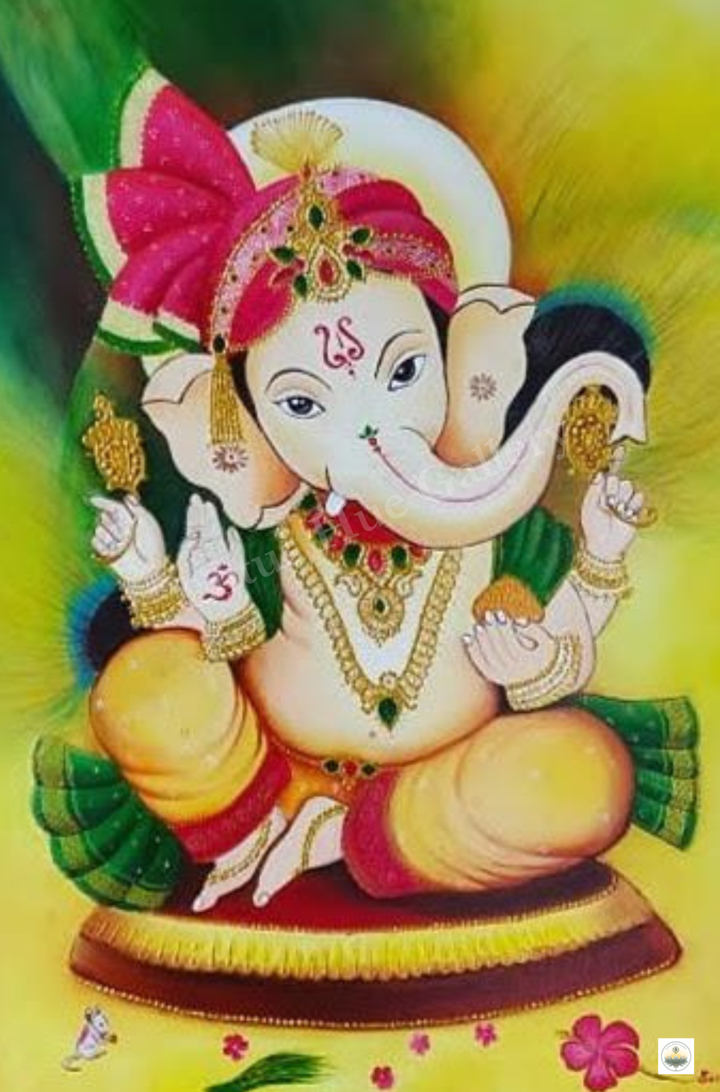 Handcrafted Lord Ganesha Painting