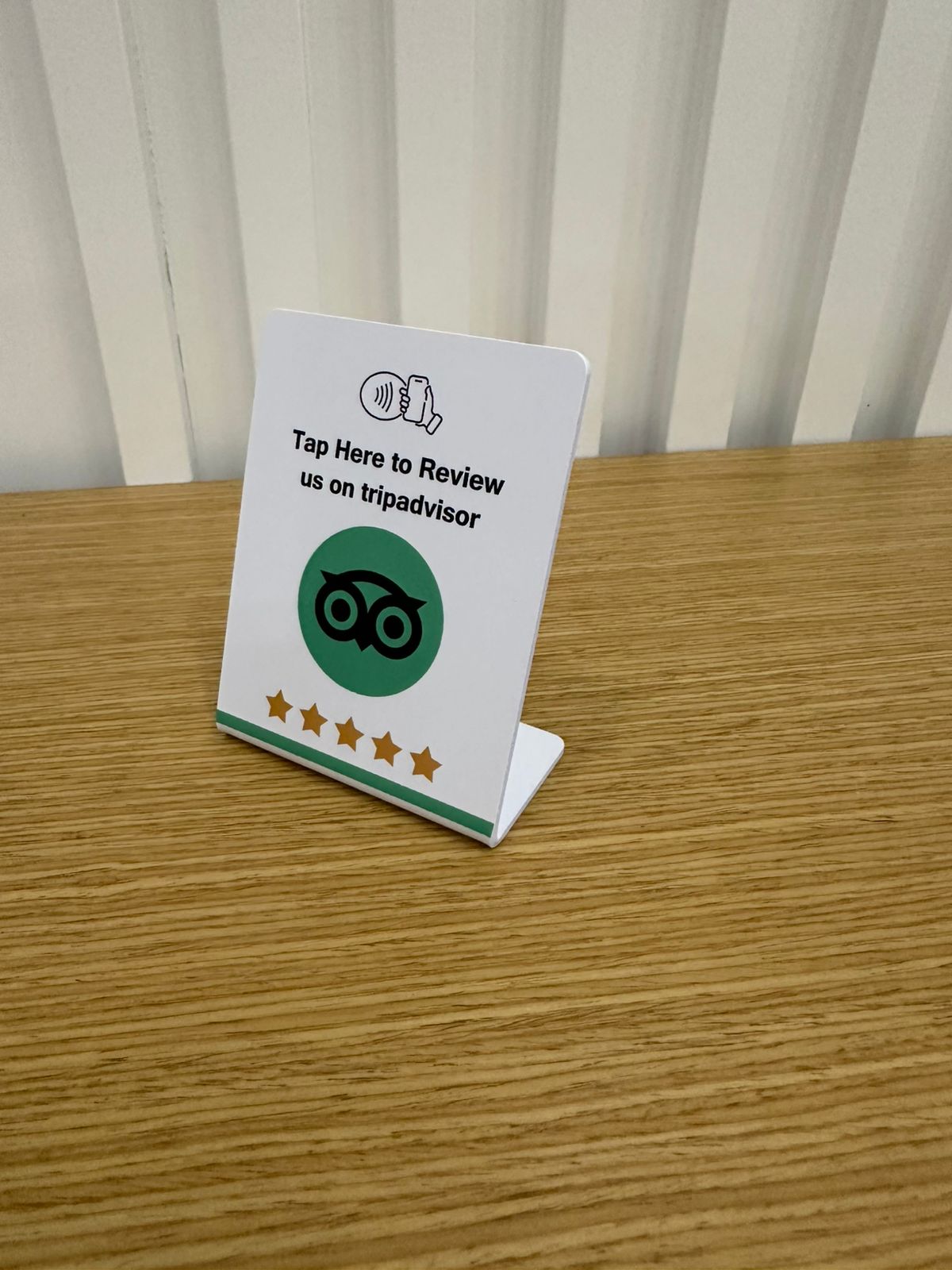Tripadvisor Review Stand